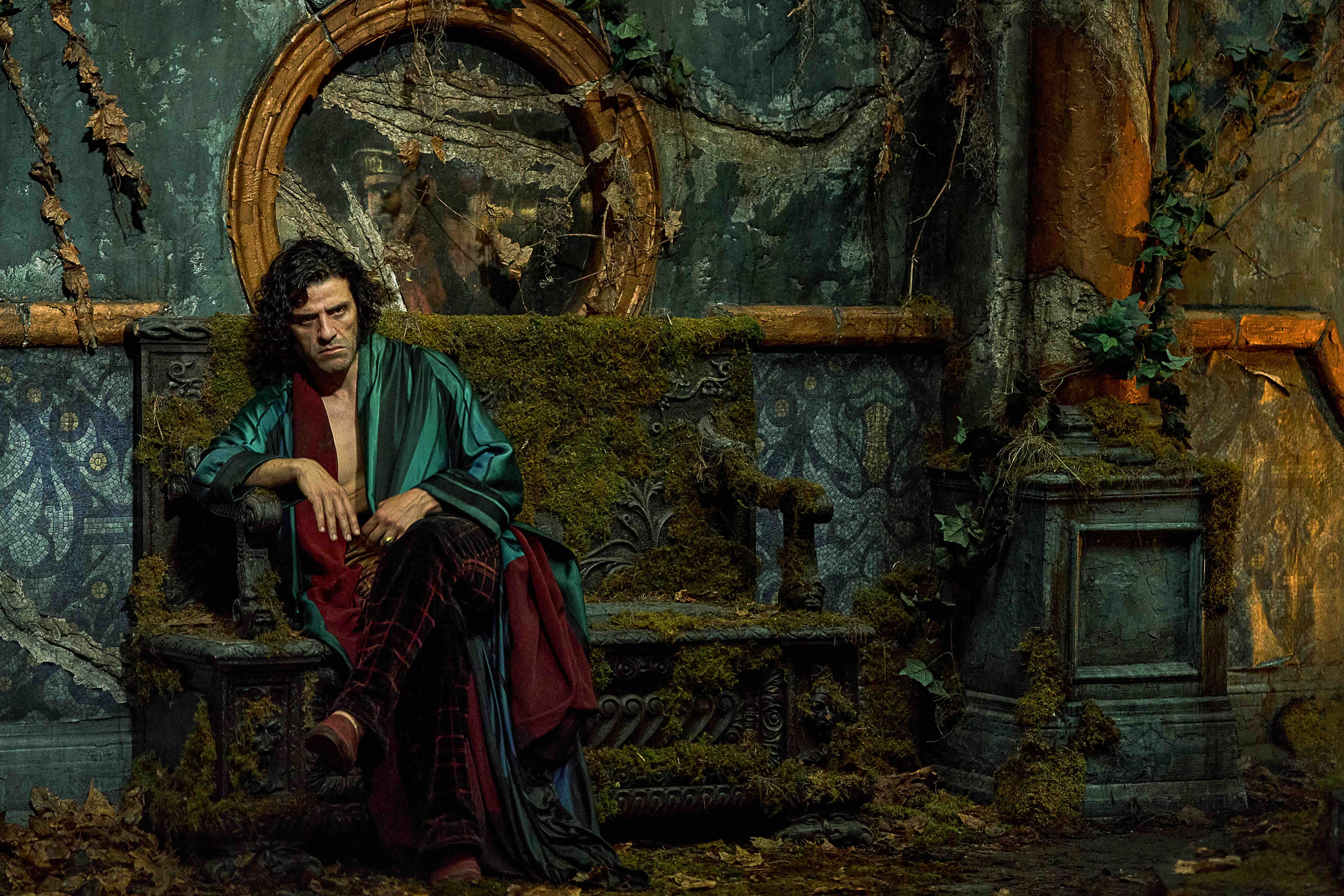 Oscar Isaac as Victor Frankenstein in a still from the film