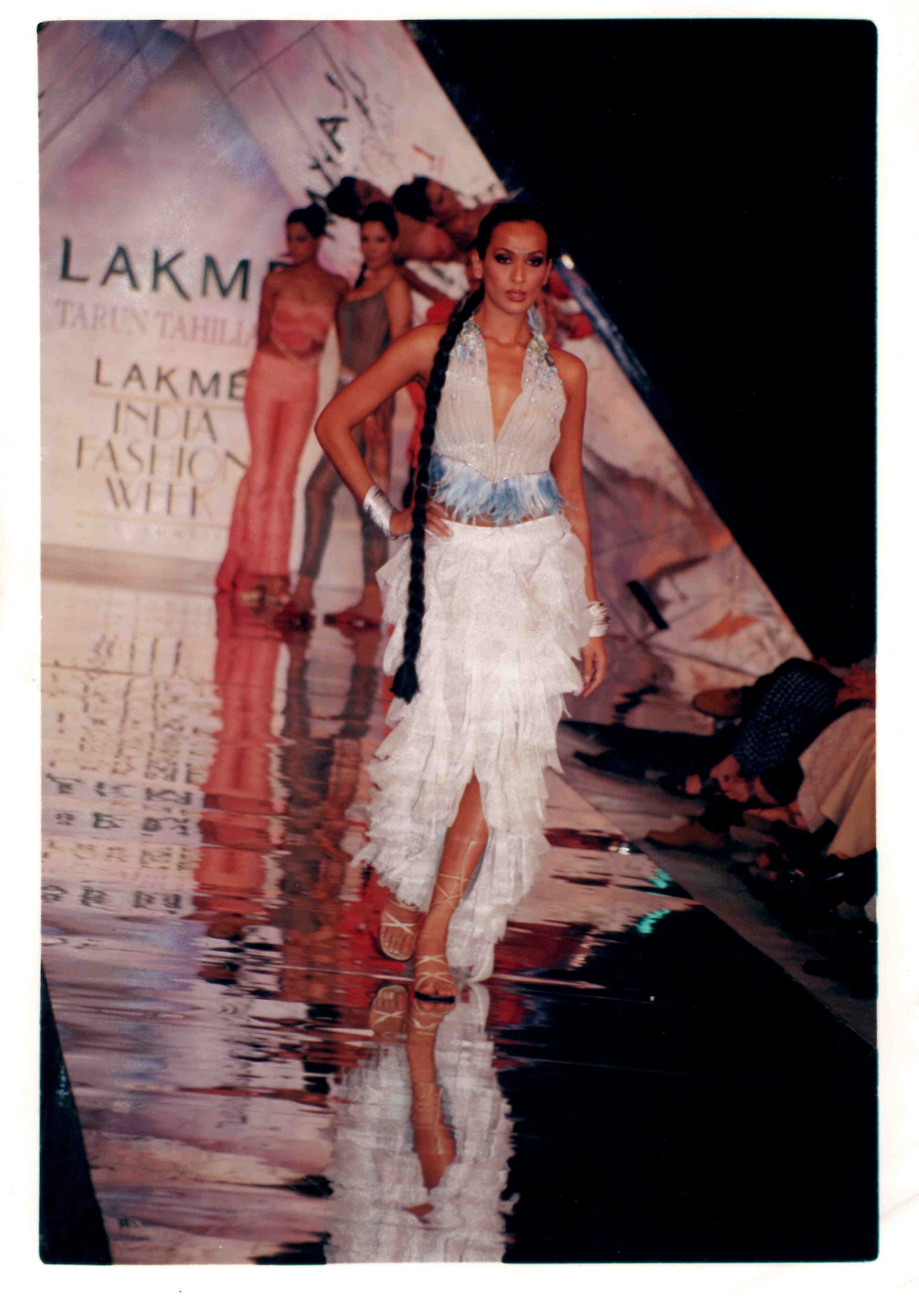Scenes from the first fashion week with set design by Sumant Jayakrishnan