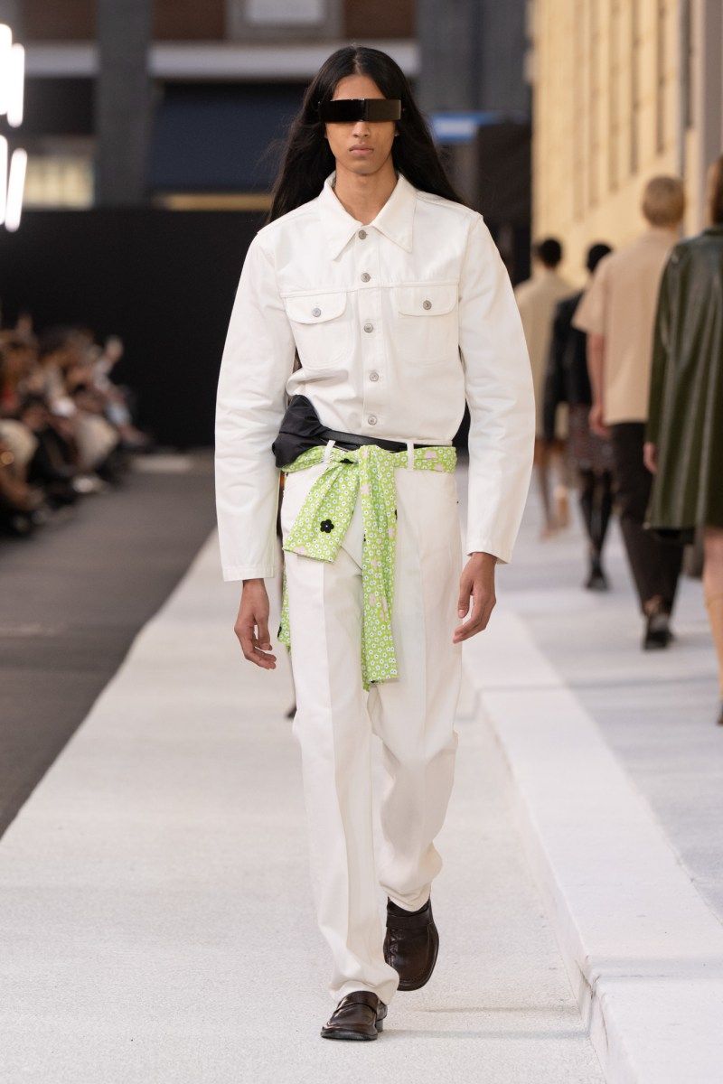 Model Aman Shah at MM6 Maison Margiela SS26