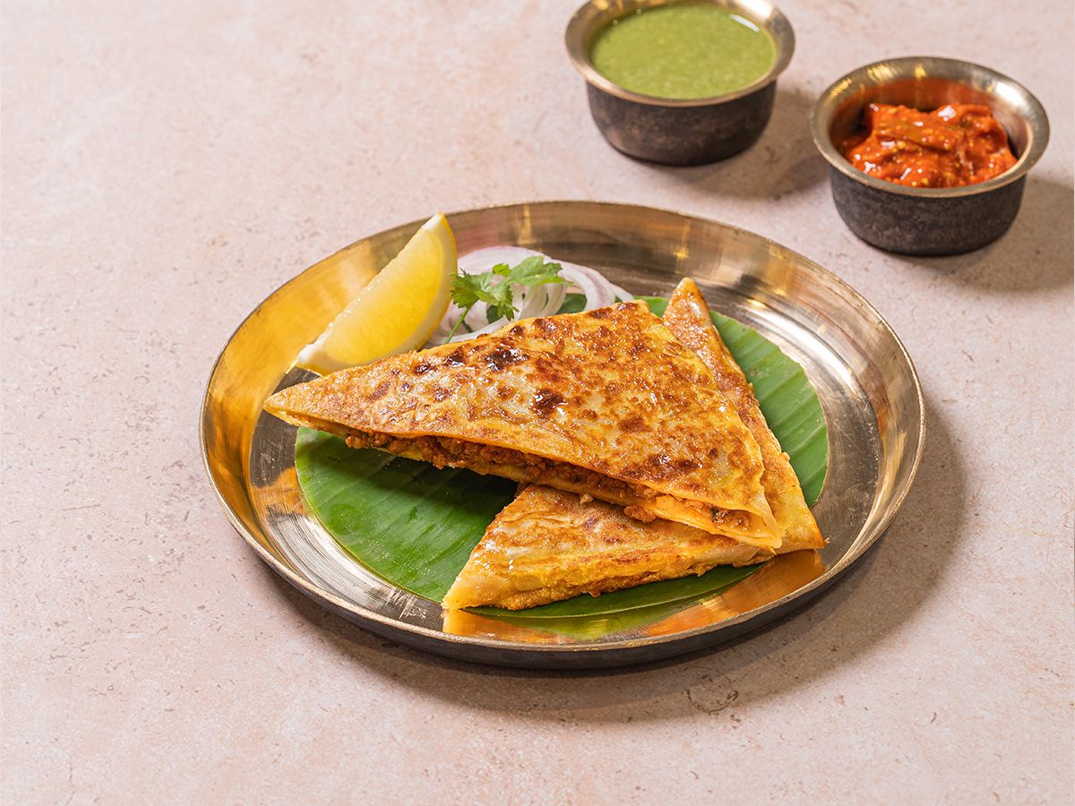Anda Keema Paratha
