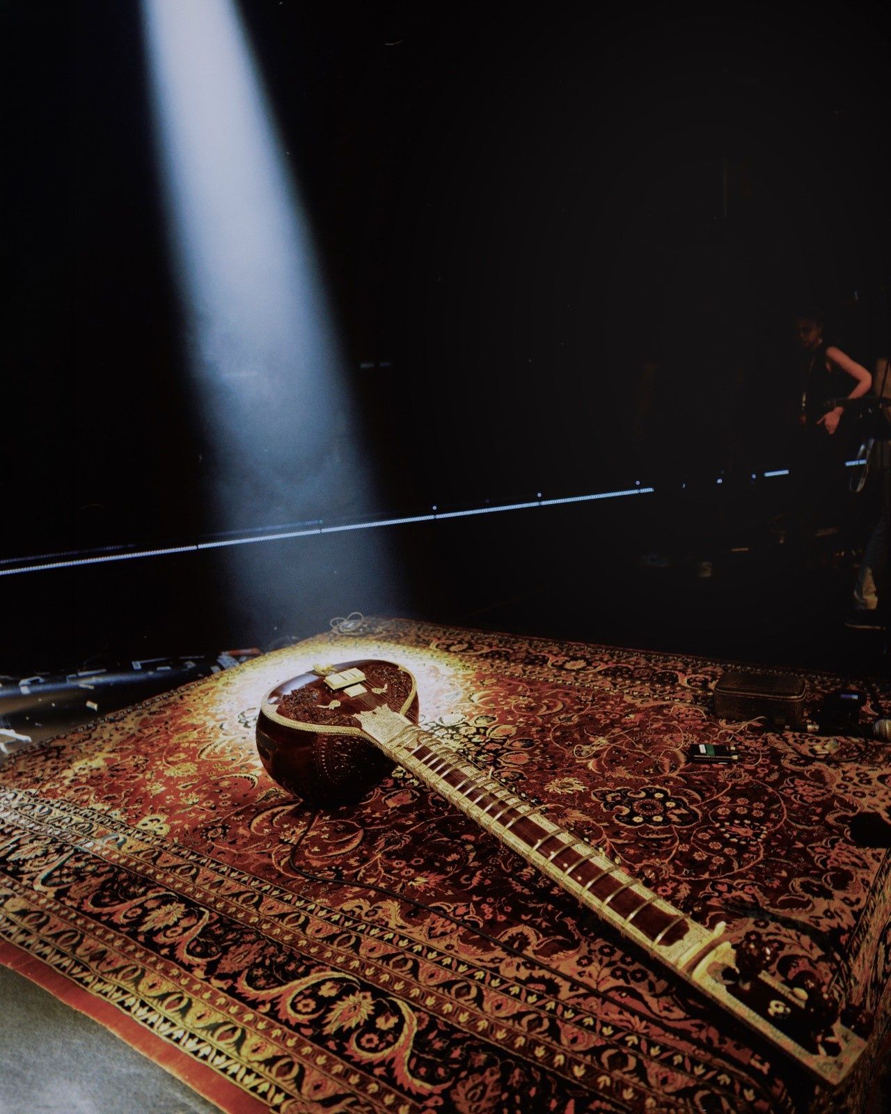 Backstage with Anoushka