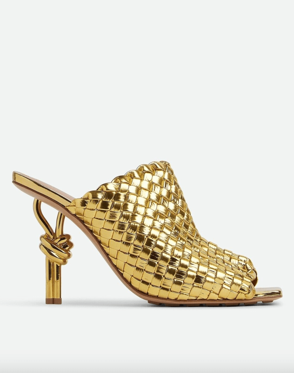 BOTTEGA VENETA Knot Heeled Mule Sandals.png