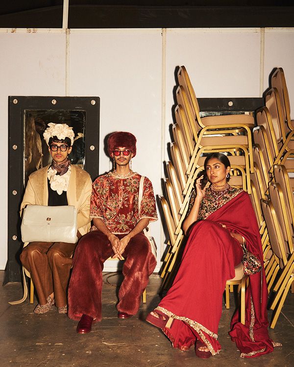 Backstage at Sabyasachi’s 25 year anniversary show