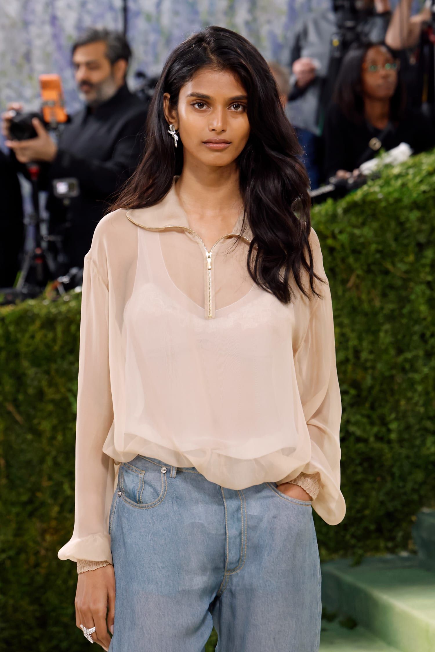 Indian model and Chanel ambassador Bhavitha Mandava at the 2026 Met Gala
