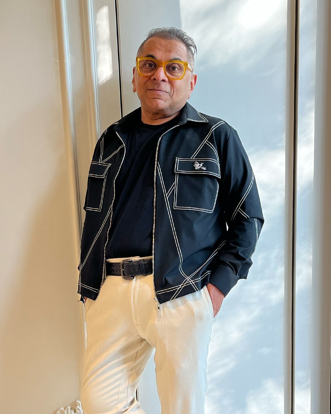 Biren Vaidya , managing director and creative director of House of Rose, at his store in Ballard Estate