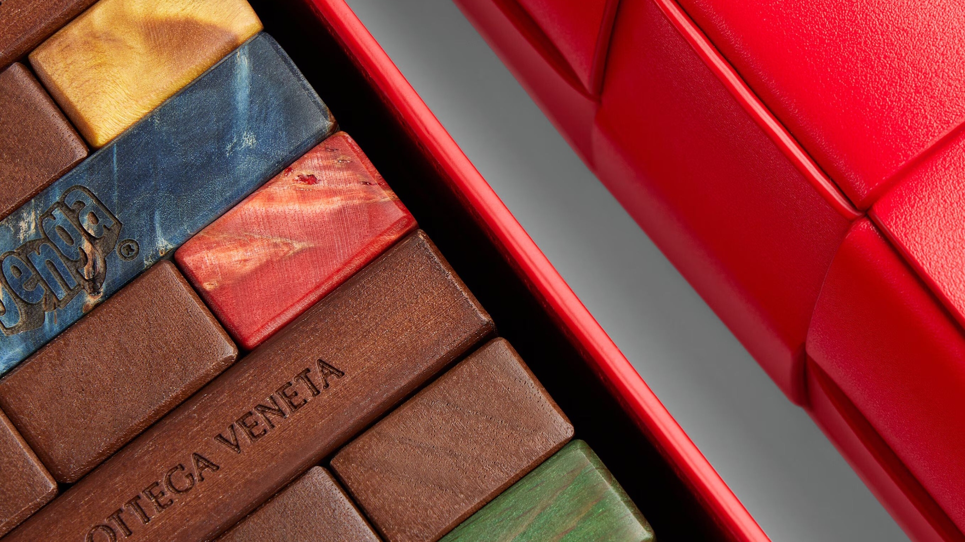 A Jenga tower by Bottega Veneta for the bougiest person in your