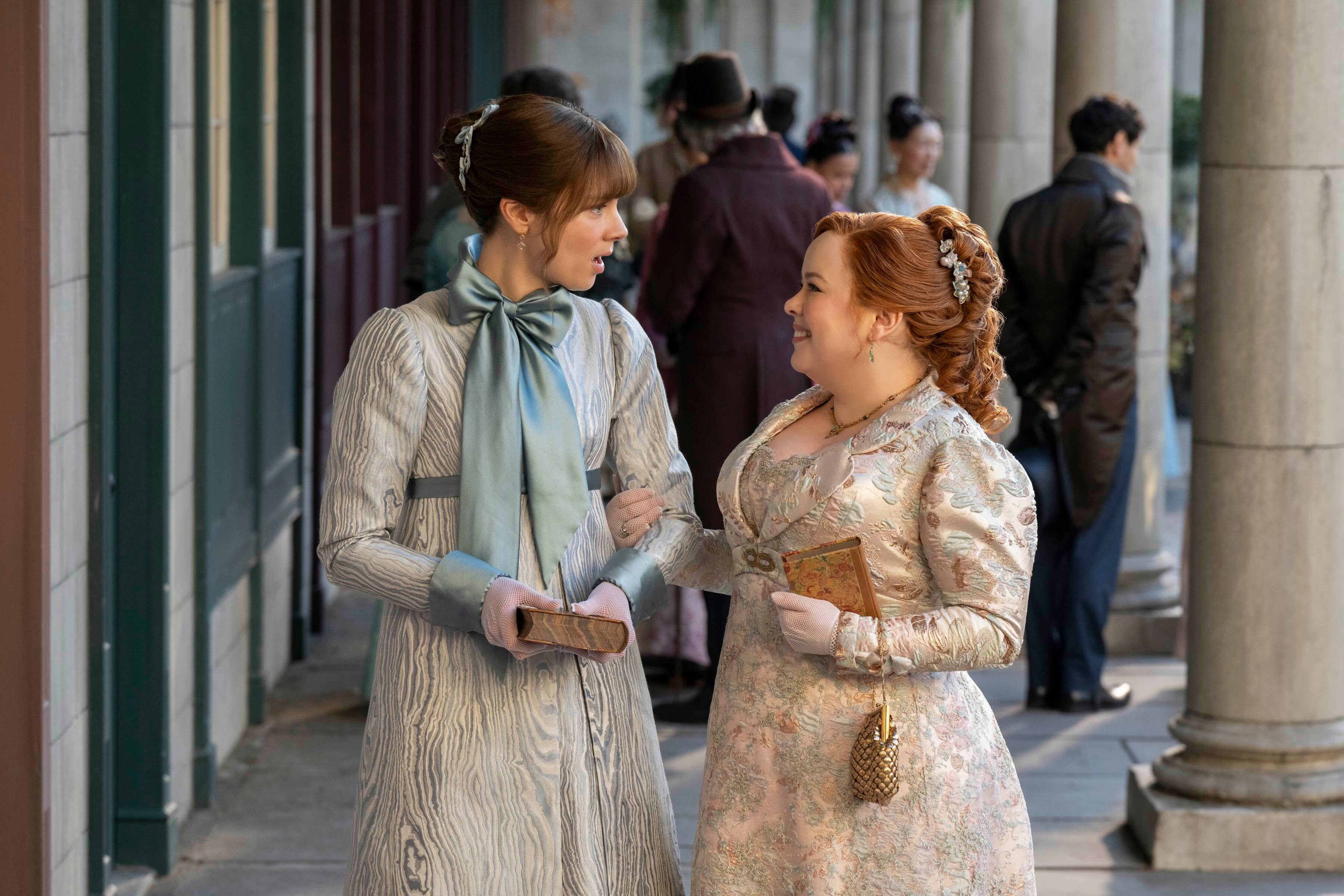 Penelope and Eloise in Bridgerton Season 4
