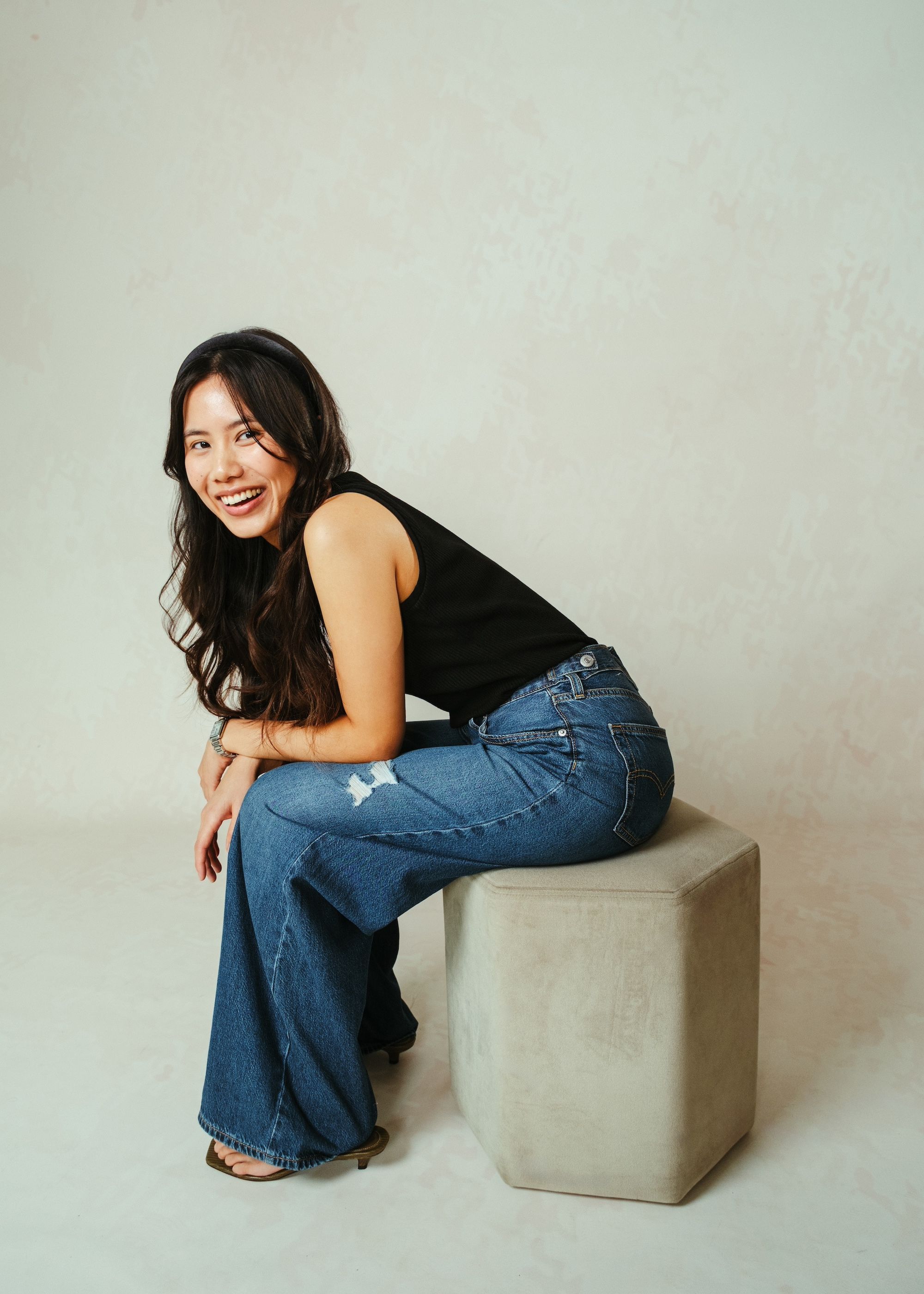 Chloe Chou at The Nod for Levi's jeans.JPG