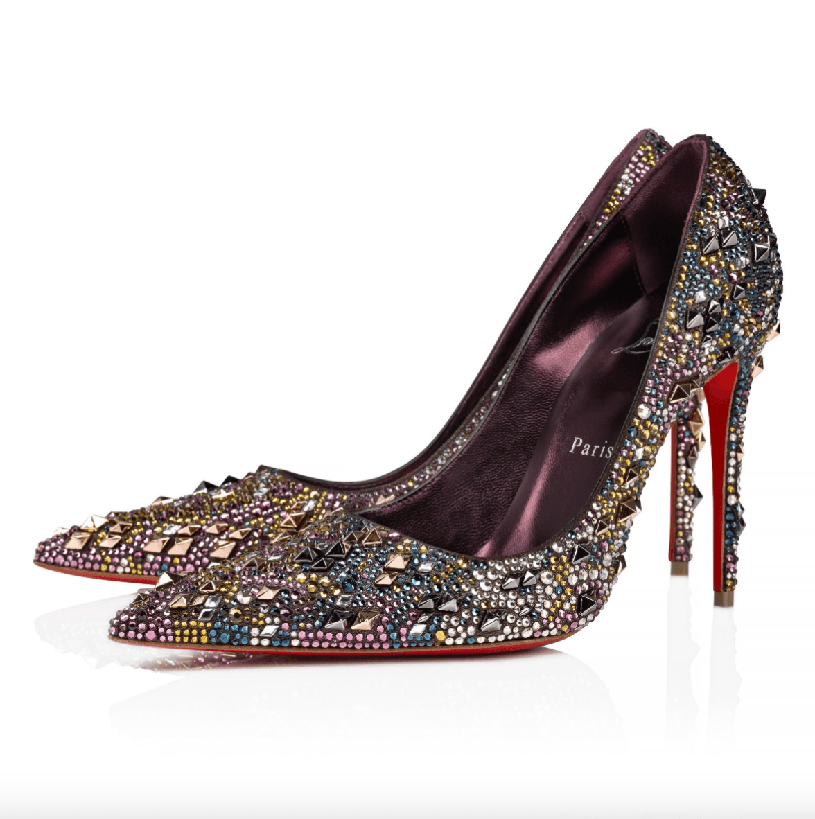 Christian Louboutin. Kate Max Strass Eternity 100 mm Pumps .png