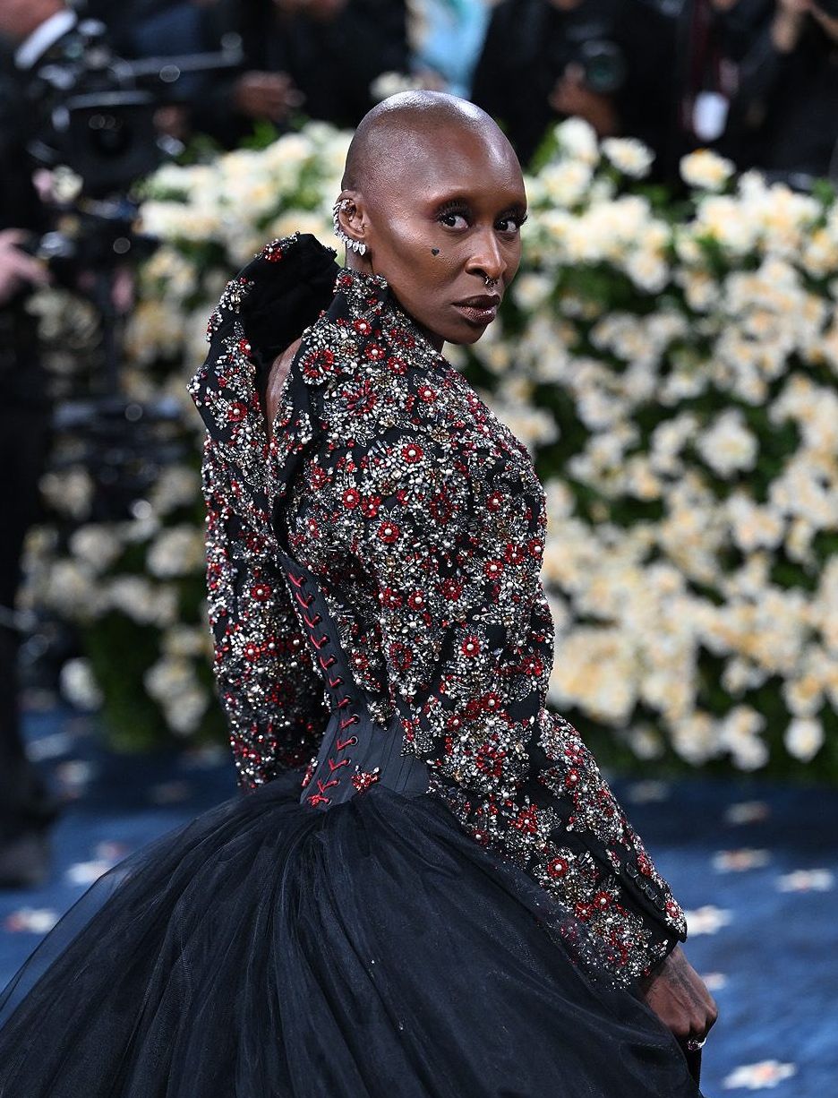 Cynthia Erivo in Givenchy by Sarah Burton at the 2025 Met Gala