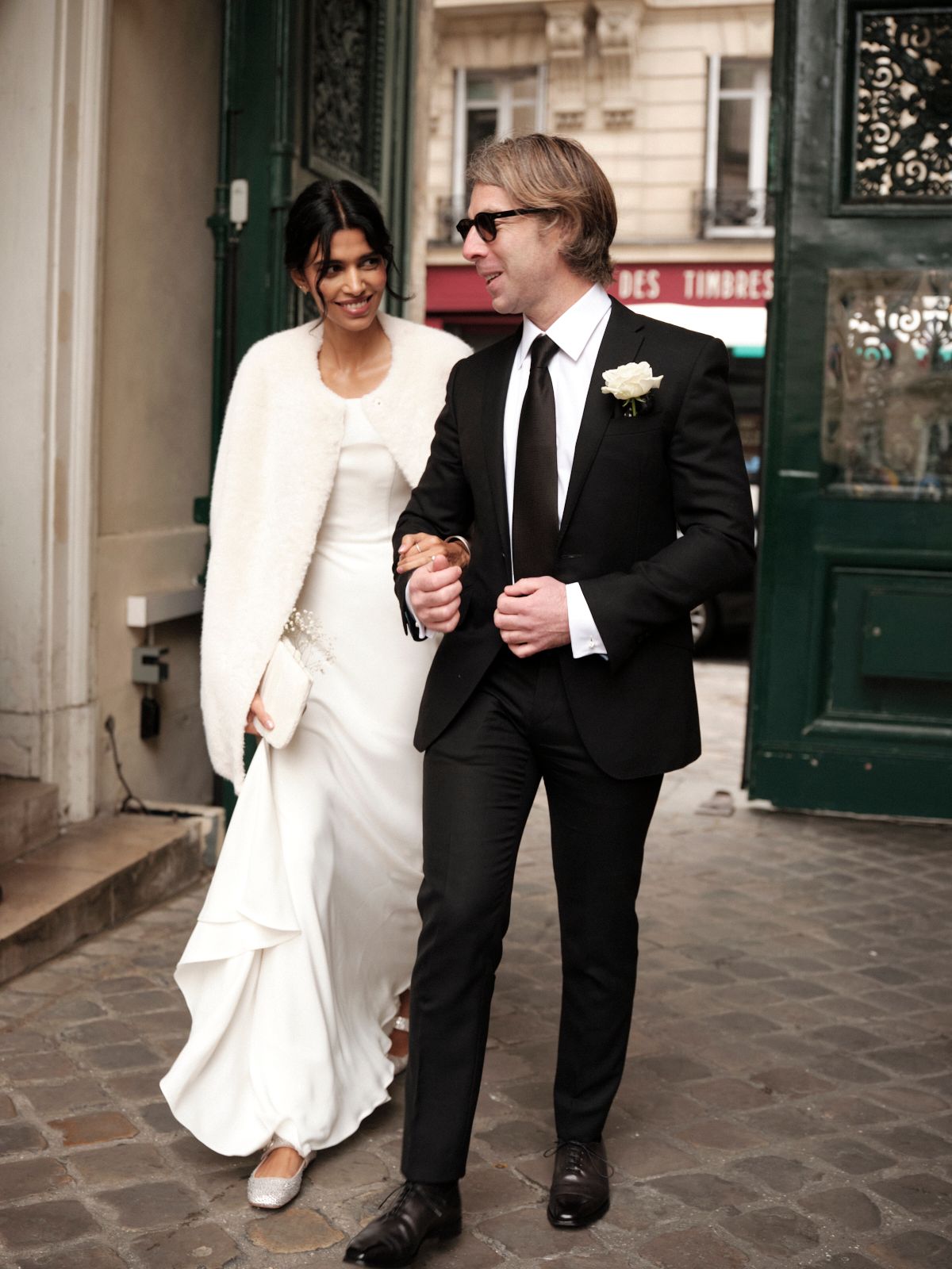 Pooja Mor and Cameron Lamb got married in Paris