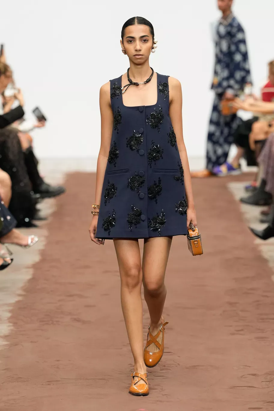Model Dhriti at Dhruv Kapoor SS26 at London Fashion Week
