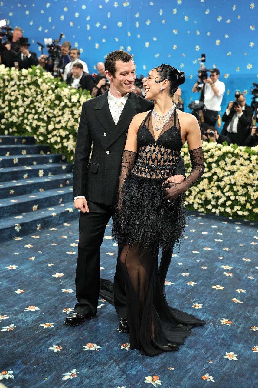 Dua Lipa and Callum Turner at the 2025 Met Gala