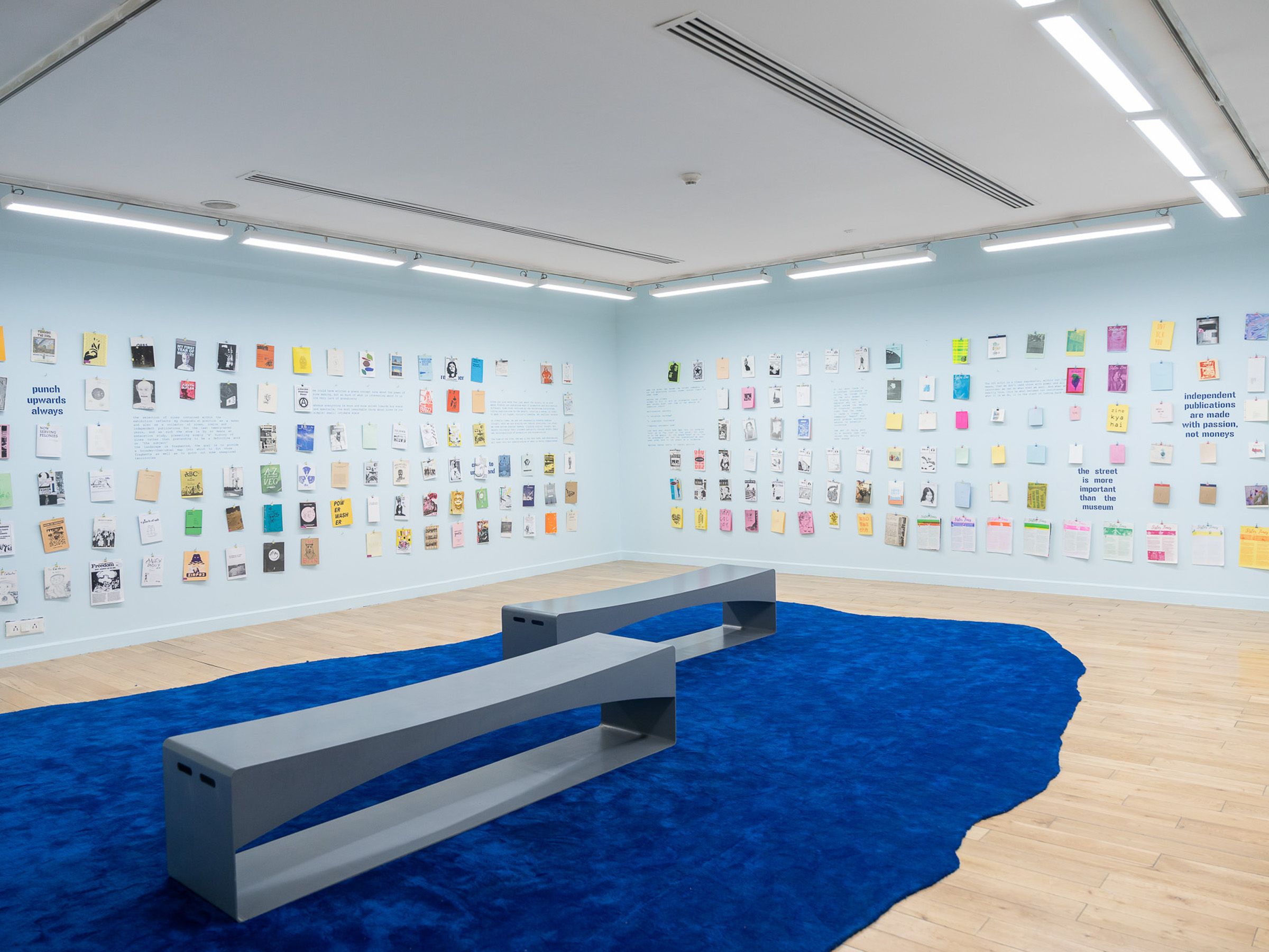 Exhibition view ‘please touch gently (zines, comics, ephemera)’, Young Artists of Our Times series at KNMA, 2025. Image courtesy_ KNMA.jpg