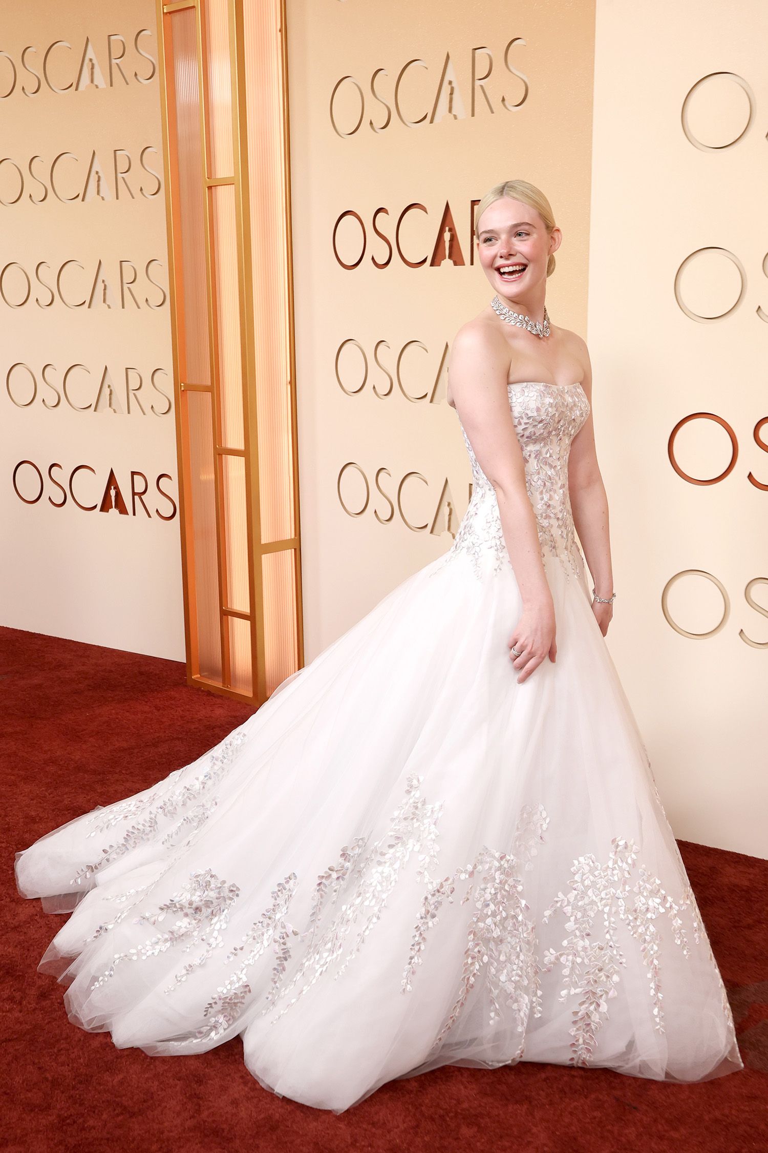 Elle Fanning Oscars 2026 red carpet The Nod Mag