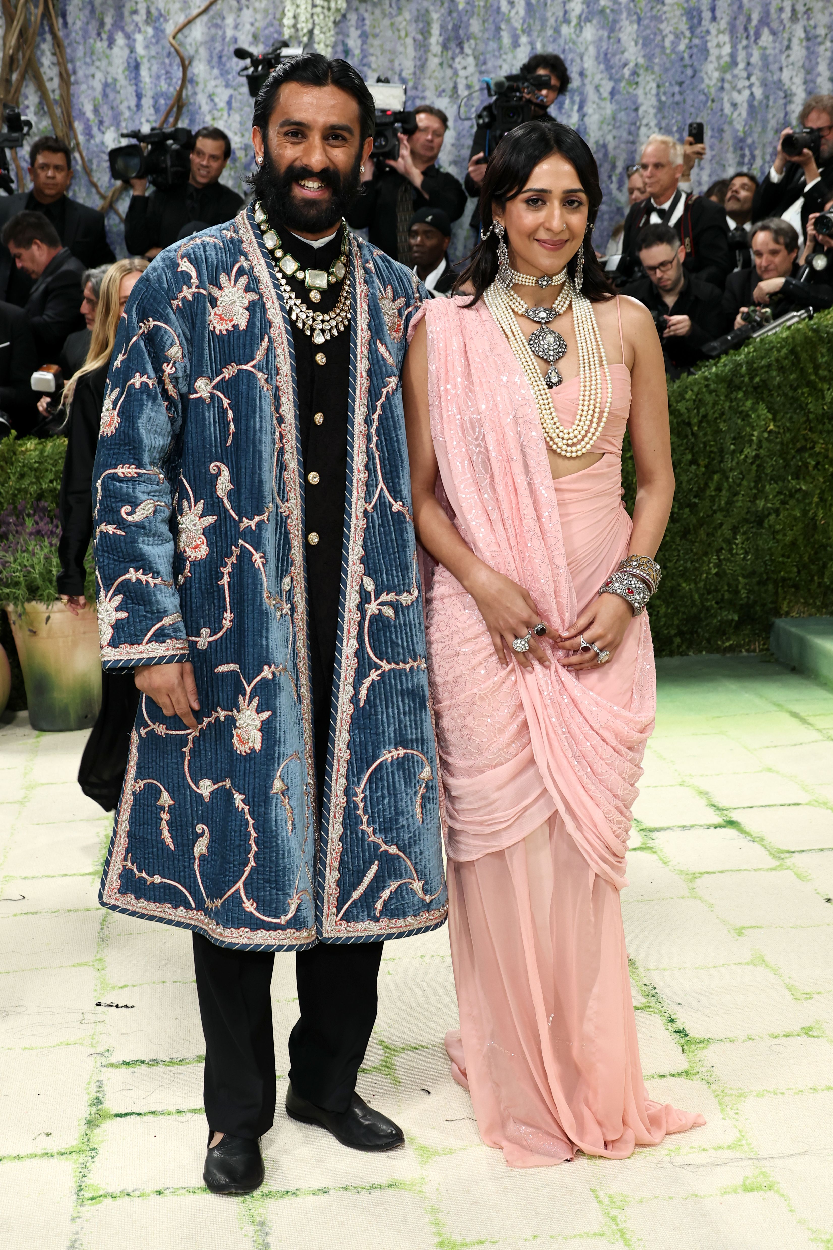 Padmanabh Singh and Gauravi Kumari in Prabal Gurung  met gala 2026