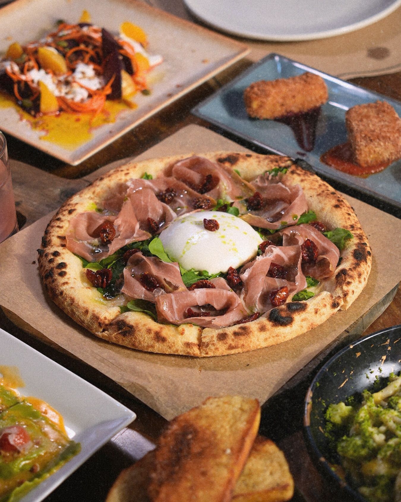 Pizza with Burrata