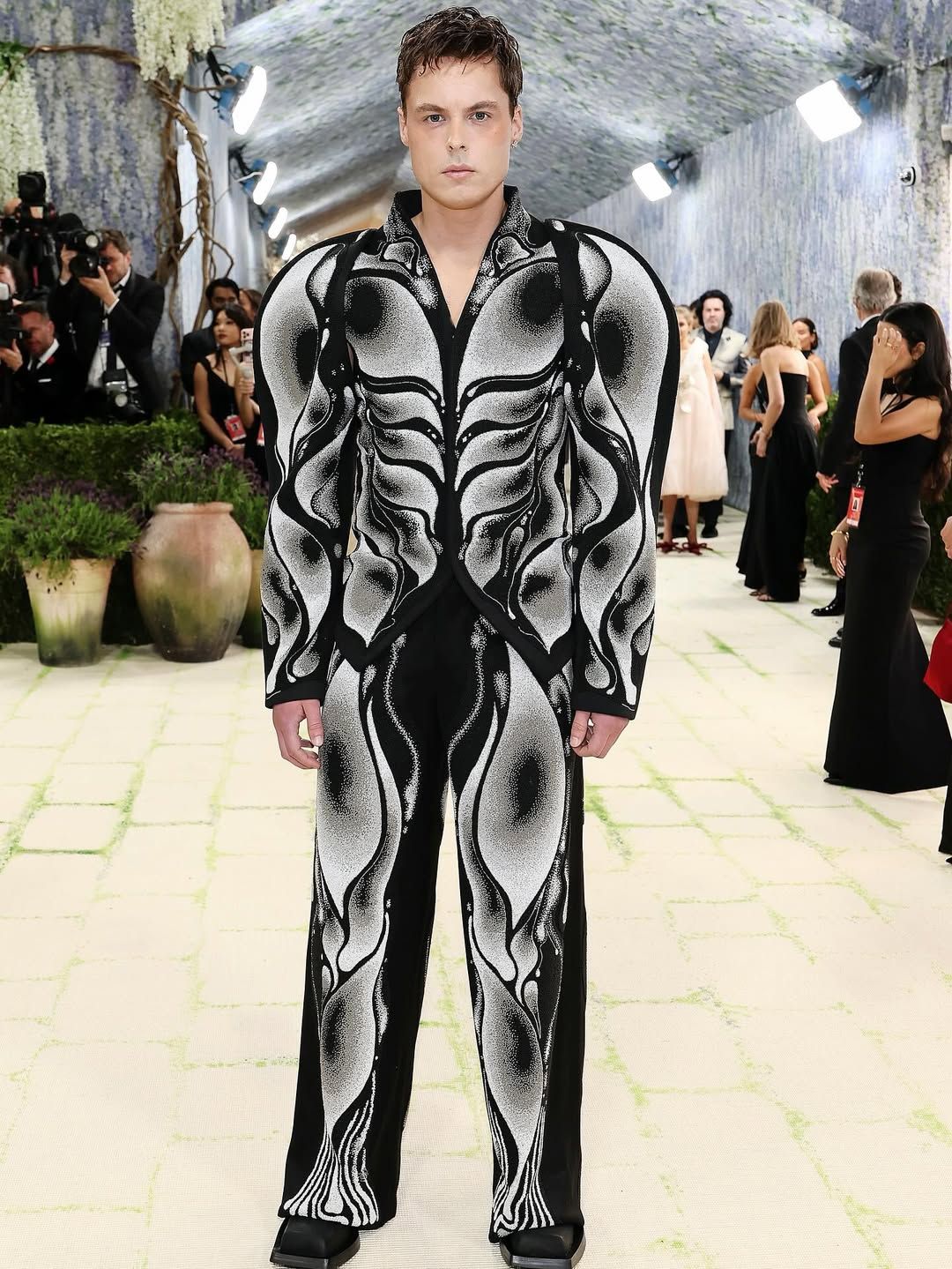 Gustav Magnar Witzøe at the 2026 Met Gala in Robert Wun