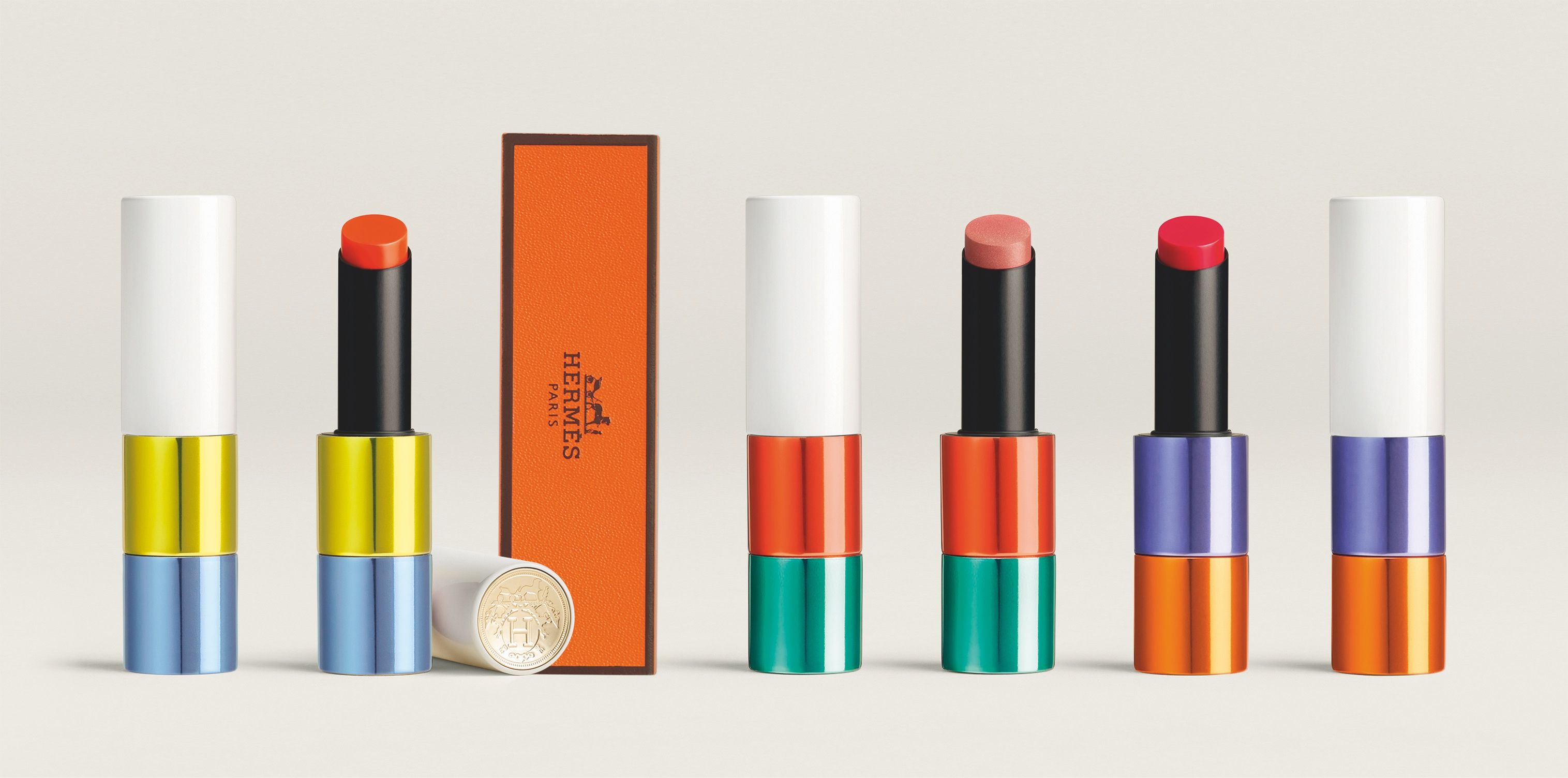 The new Rouge Brillant Silky lipsticks by Hermes Beauty