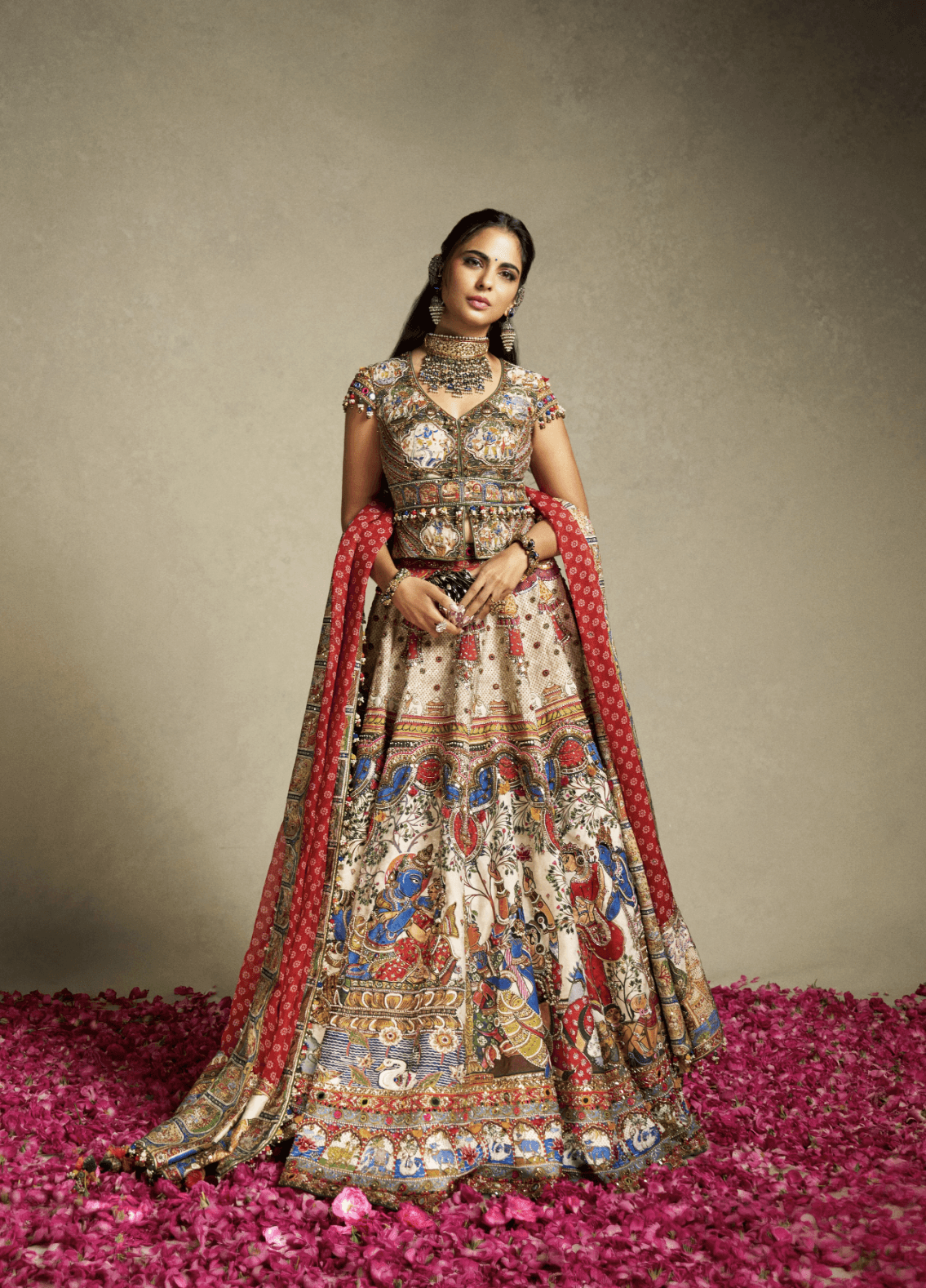 Isha Ambani Navratri Torani outfit_The Nod.png
