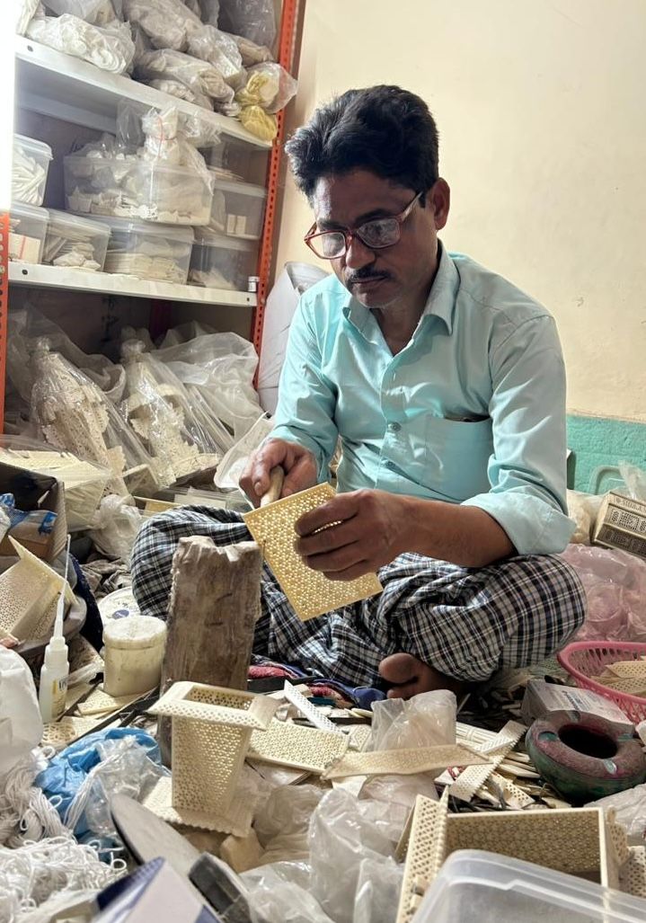 Jalaluddin Bone Carving in Lucknow