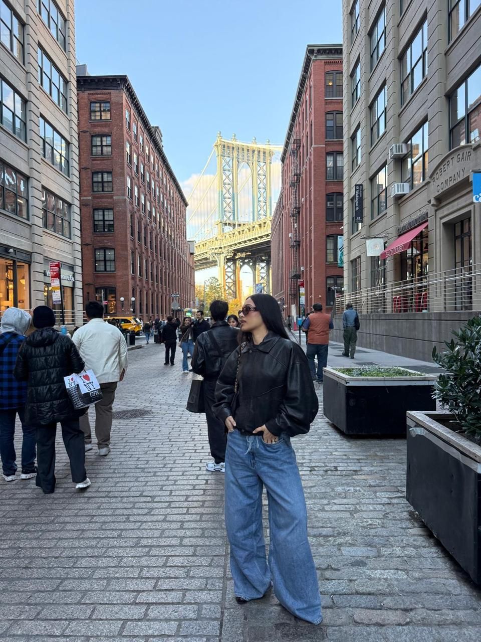 Jully Patel in her favourite black leather jacket from Saint Laurent