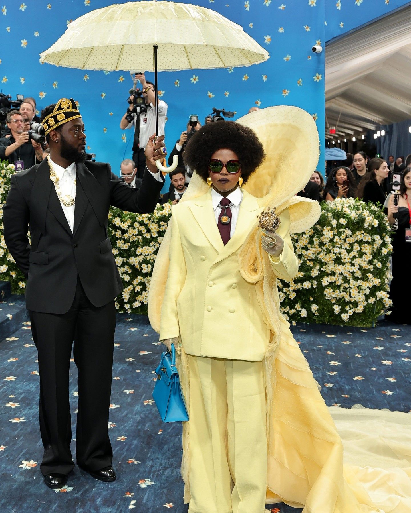 Lauryn Hill in Cheney Chan and Emefa Cole jewellery at the 2025 Met Gala