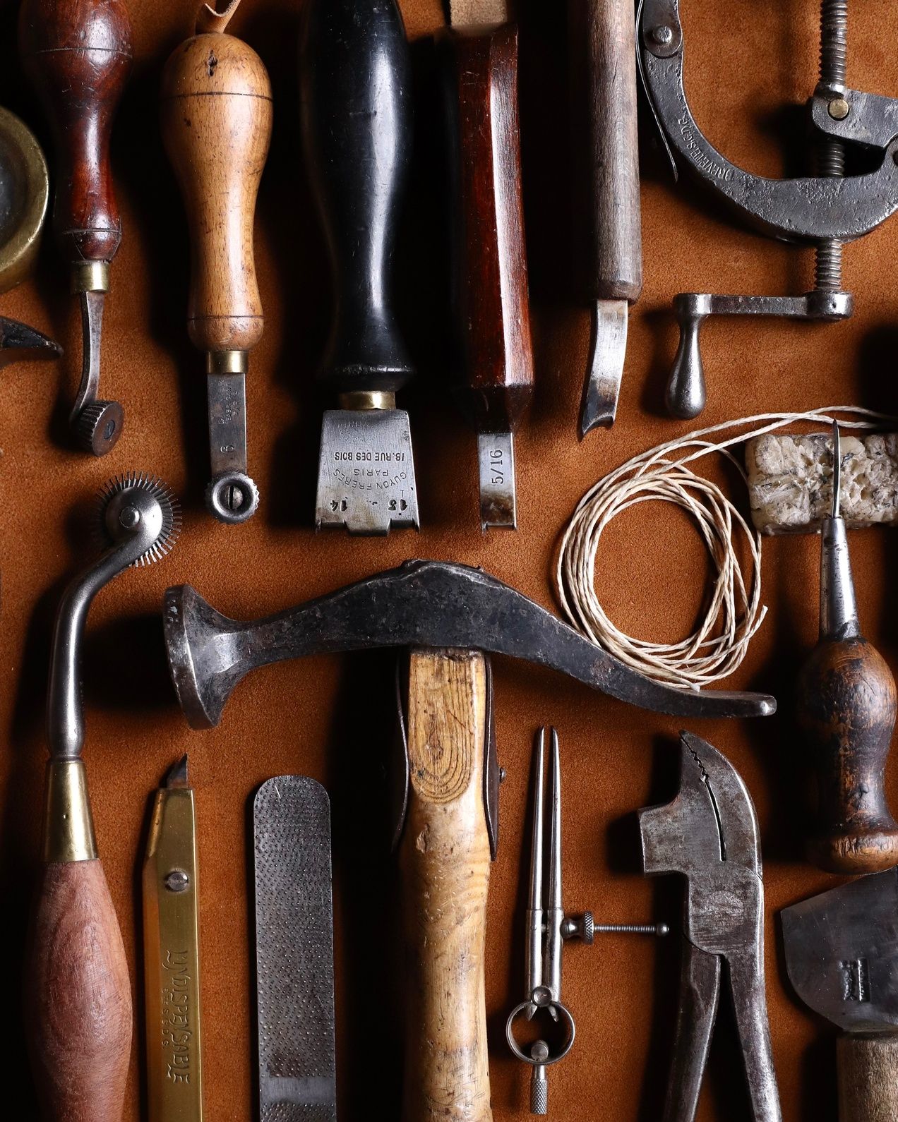 Louis Lampertsdorfer's tools for shoemaking