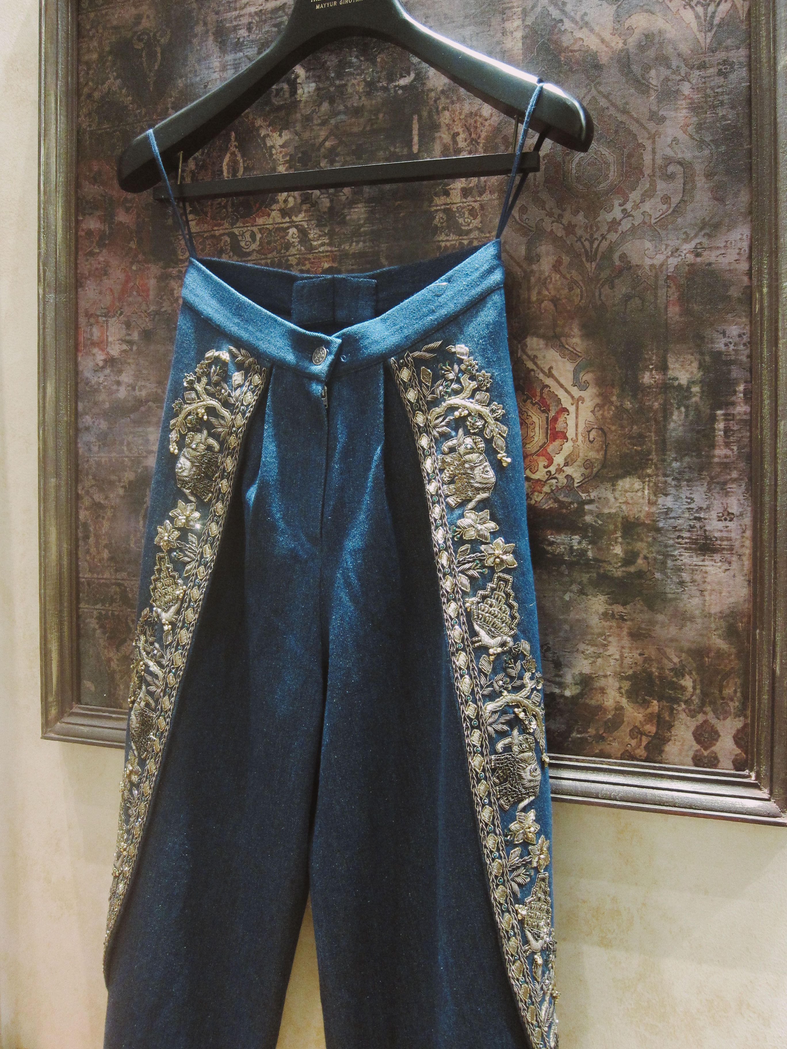 Mayyur Girtora embellished jeans