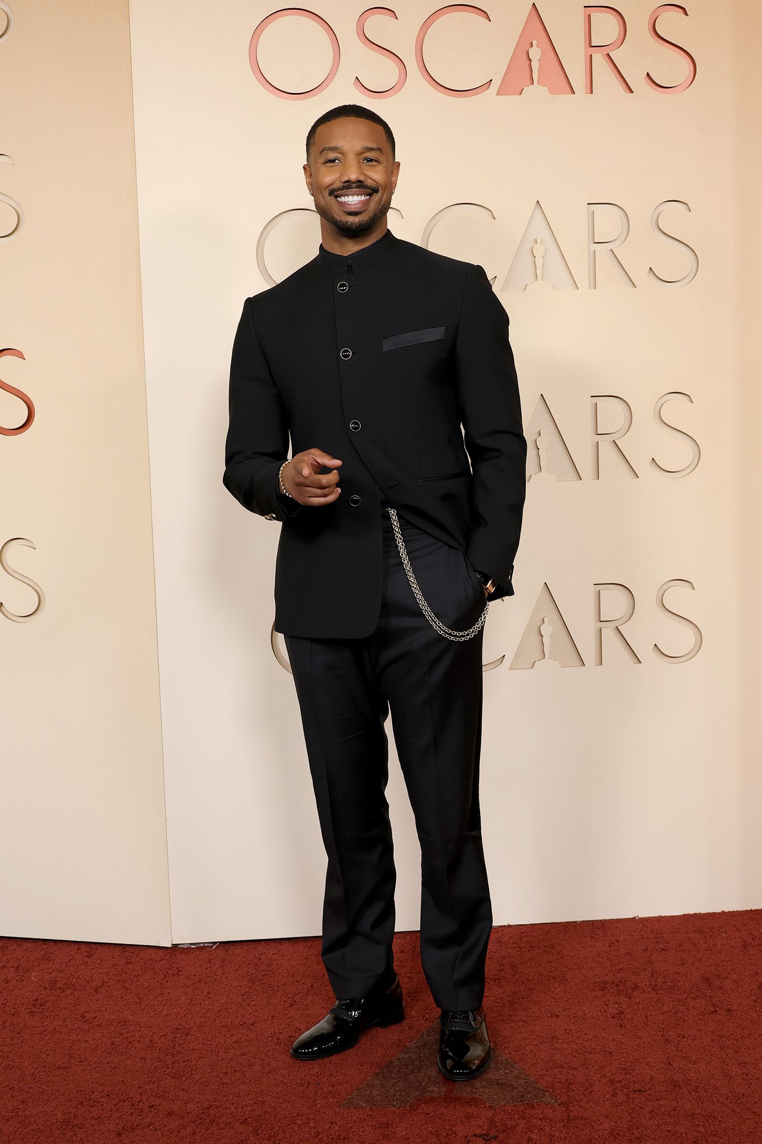 Michael B. Jordan Oscars 2026 red carpet-the nod mag