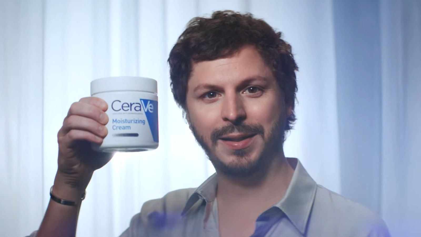 Michael Cera in a CeraVe ad aired during the 2024 Super Bowl