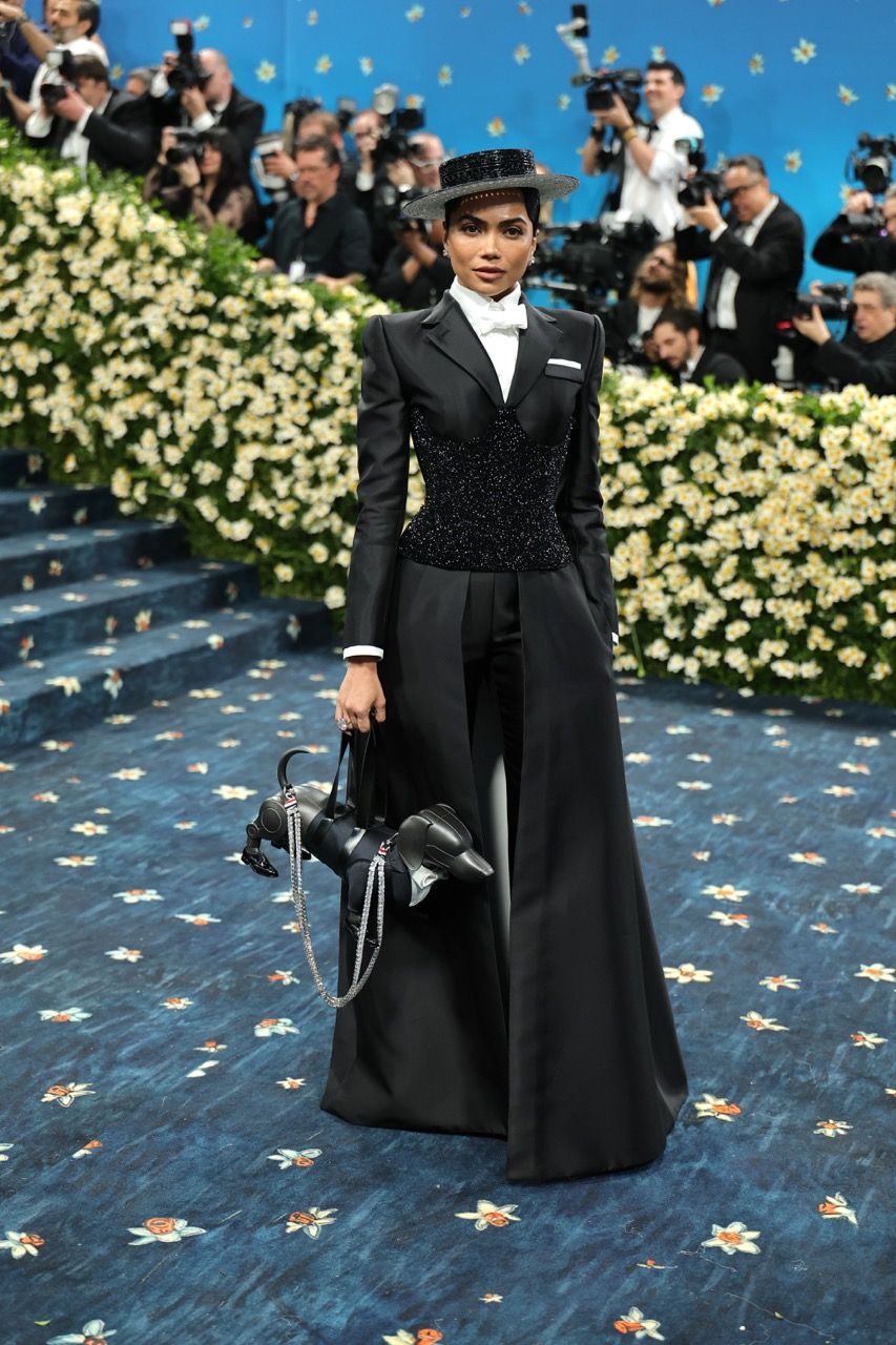 Mona Patel in Thom Browne at the 2025 Met Gala