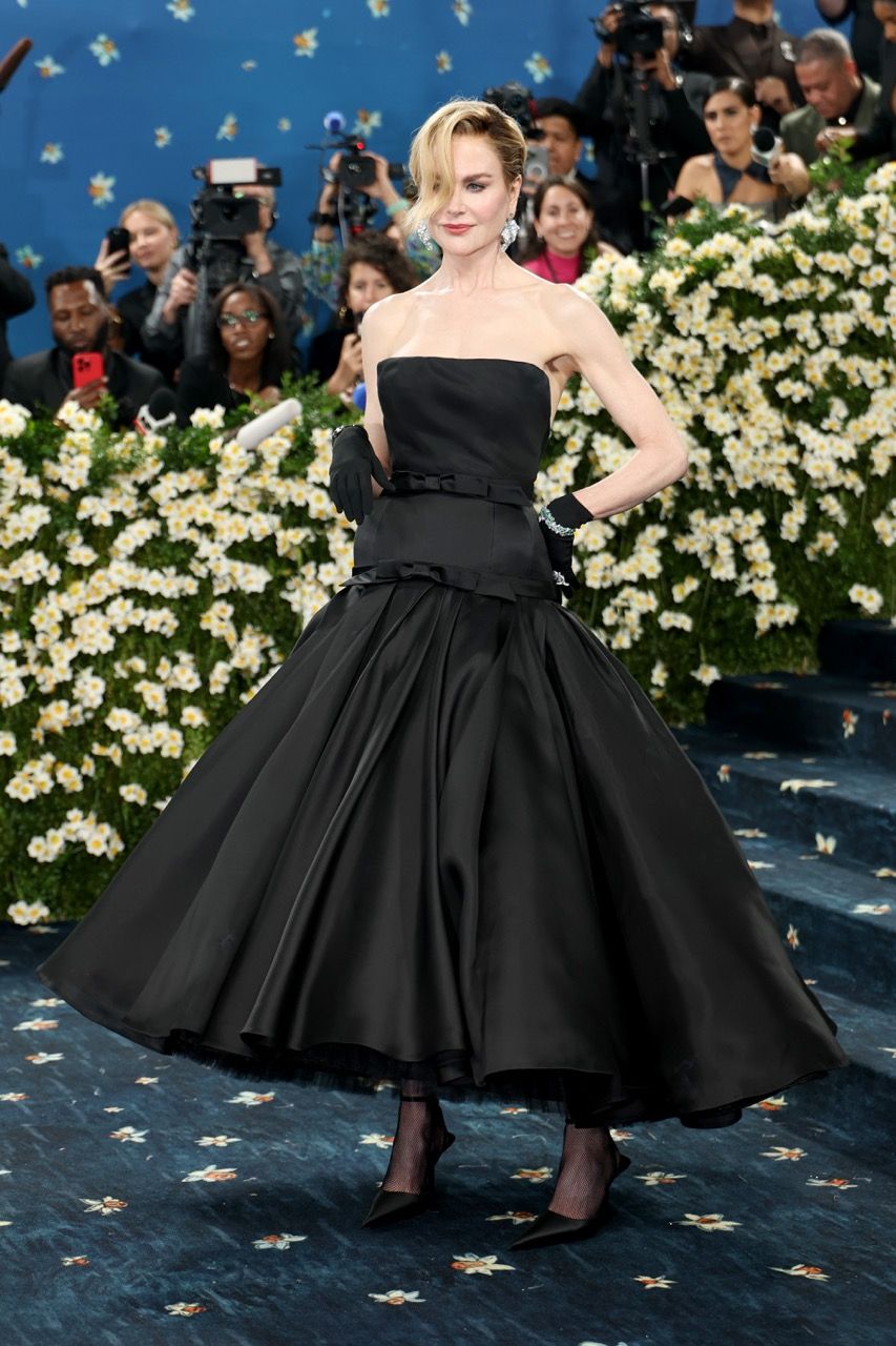 Nicole Kidman at the 2025 Met Gala in a Balenciaga gown