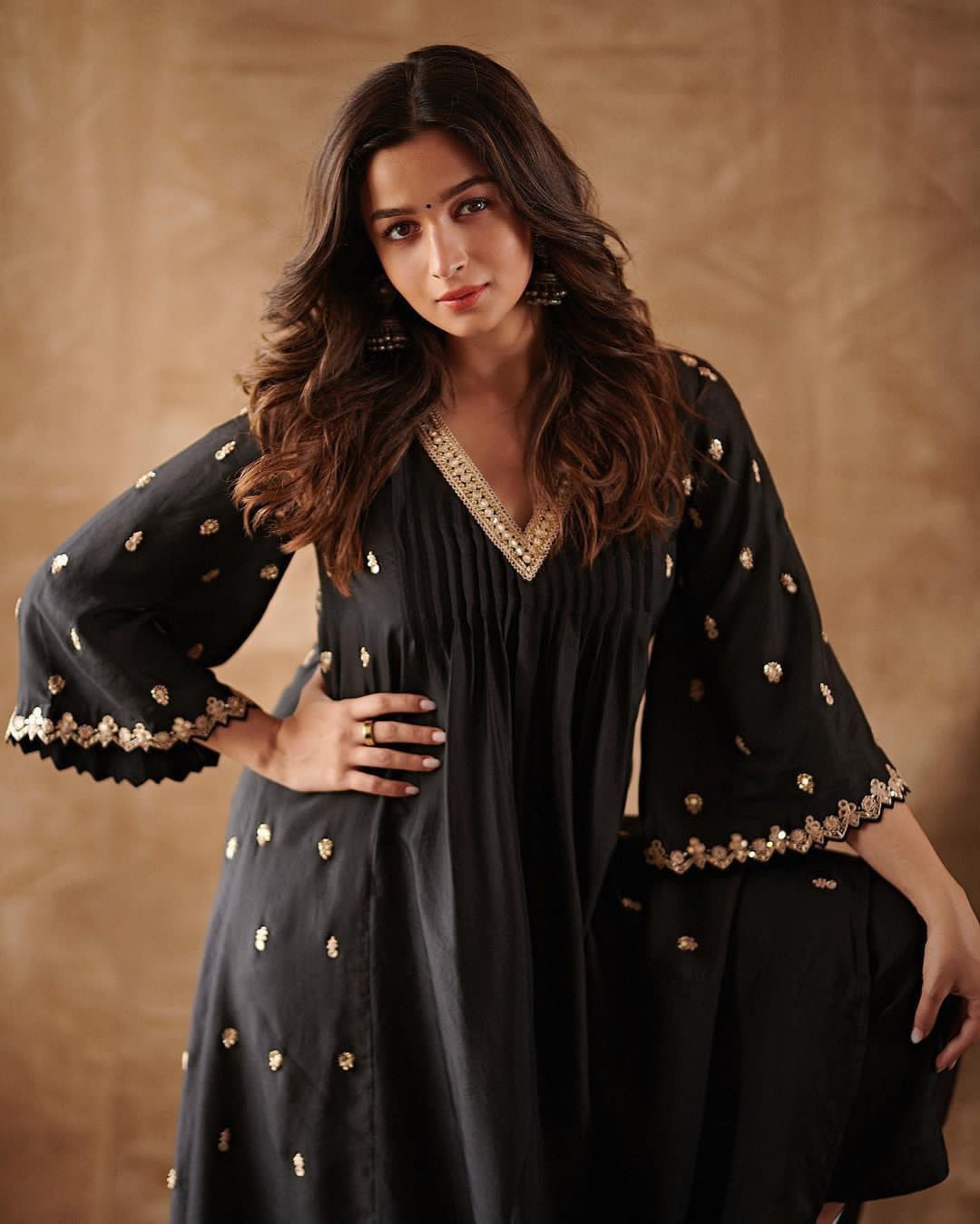 Alia Bhatt wears a choga set by Punit Balana