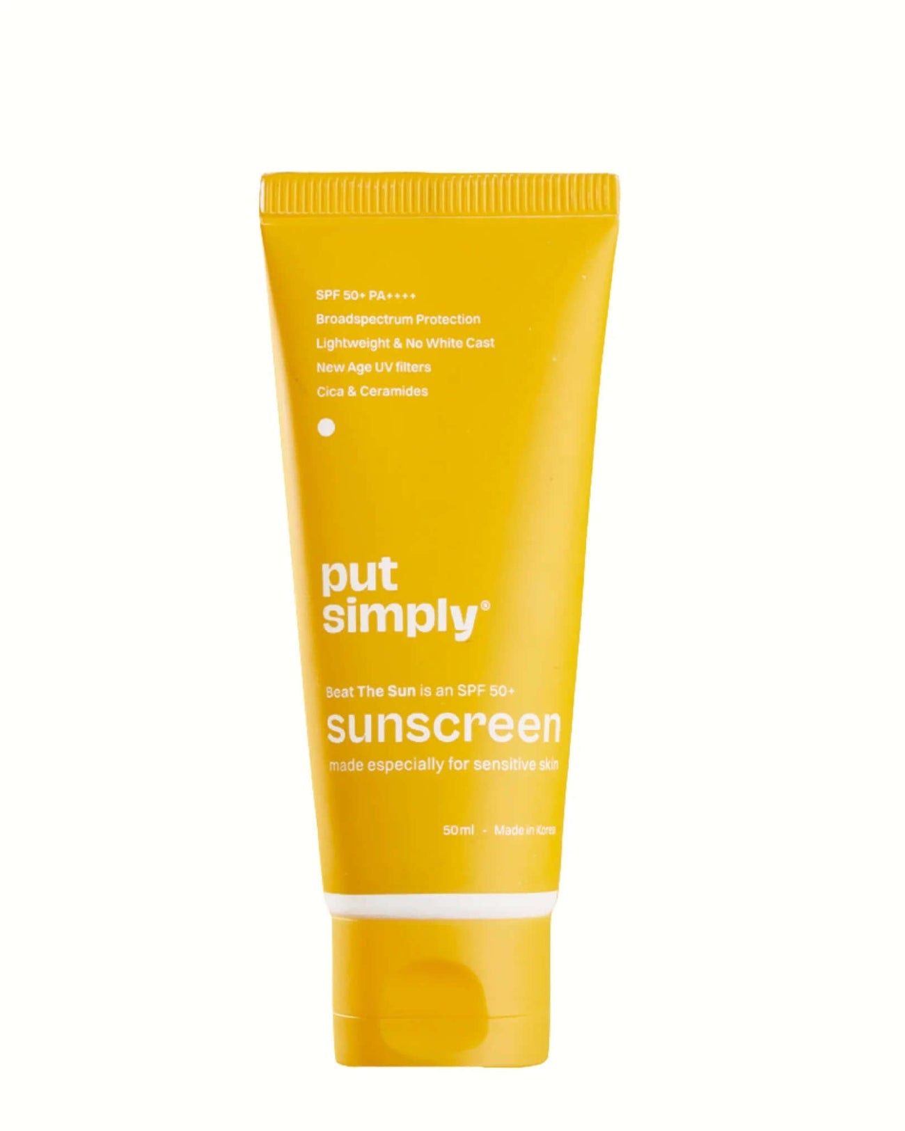 The Nod's best Indian beauty brands to know: Put Simply Korean sunscreen beat the sun