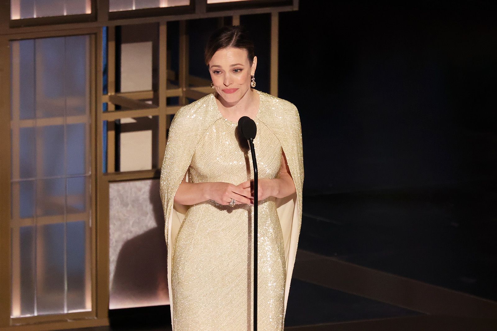 Rachel McAdams wearing Sabyasachi jewellery at the 2026 Oscars