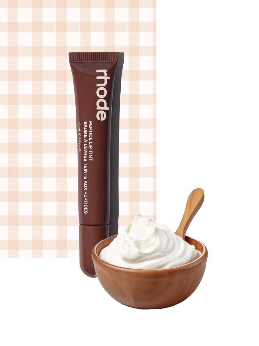 A fantasy collaboration between Rhode and whipped cream