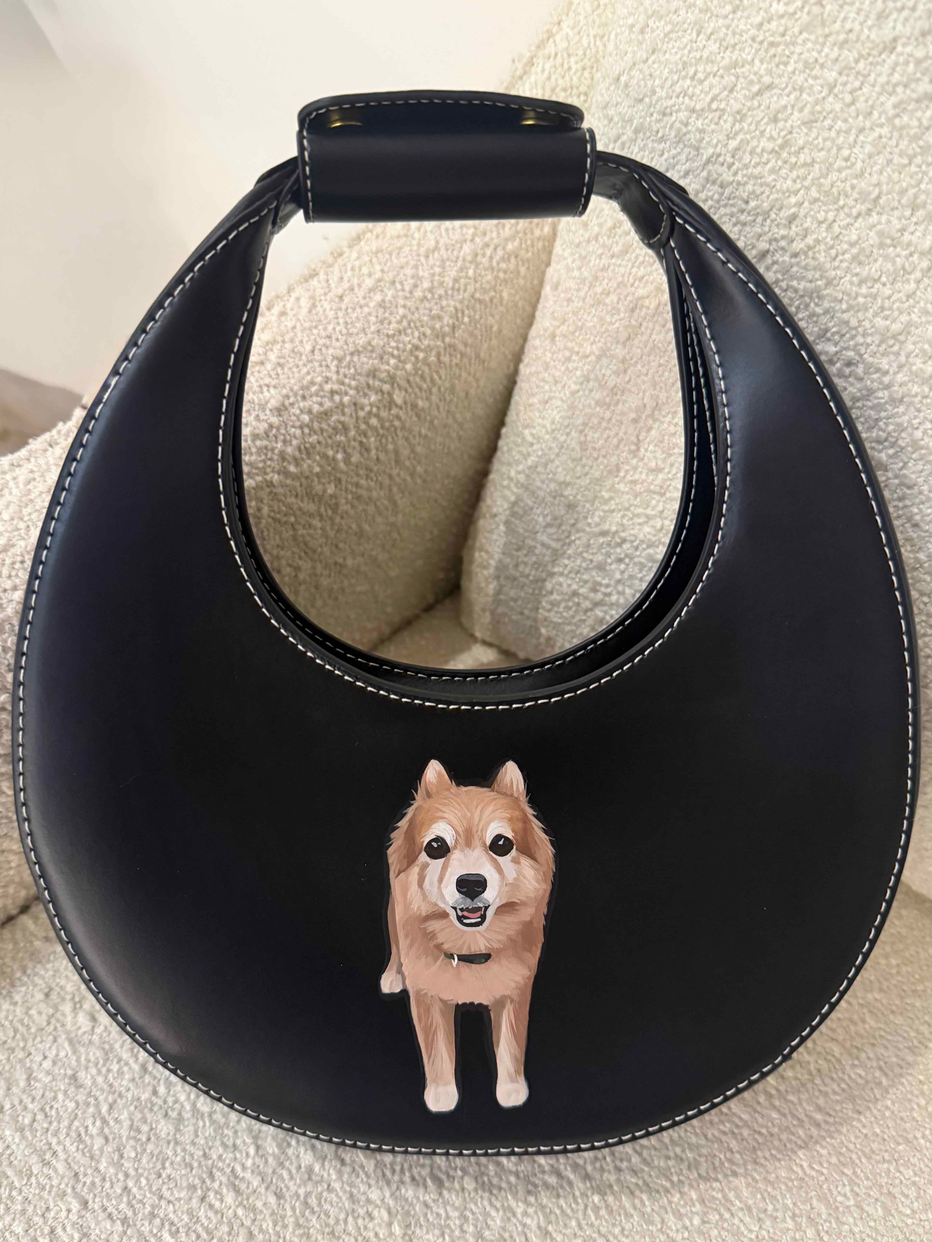 Roxie on Staud Moon Bag, The Nod Mag