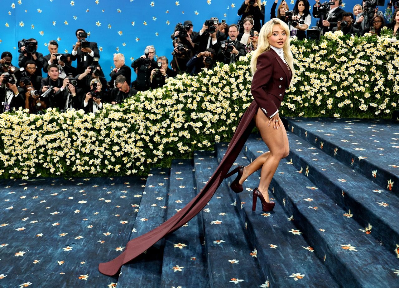 Sabrina Carpenter in Louis Vuitton at the Met Gala