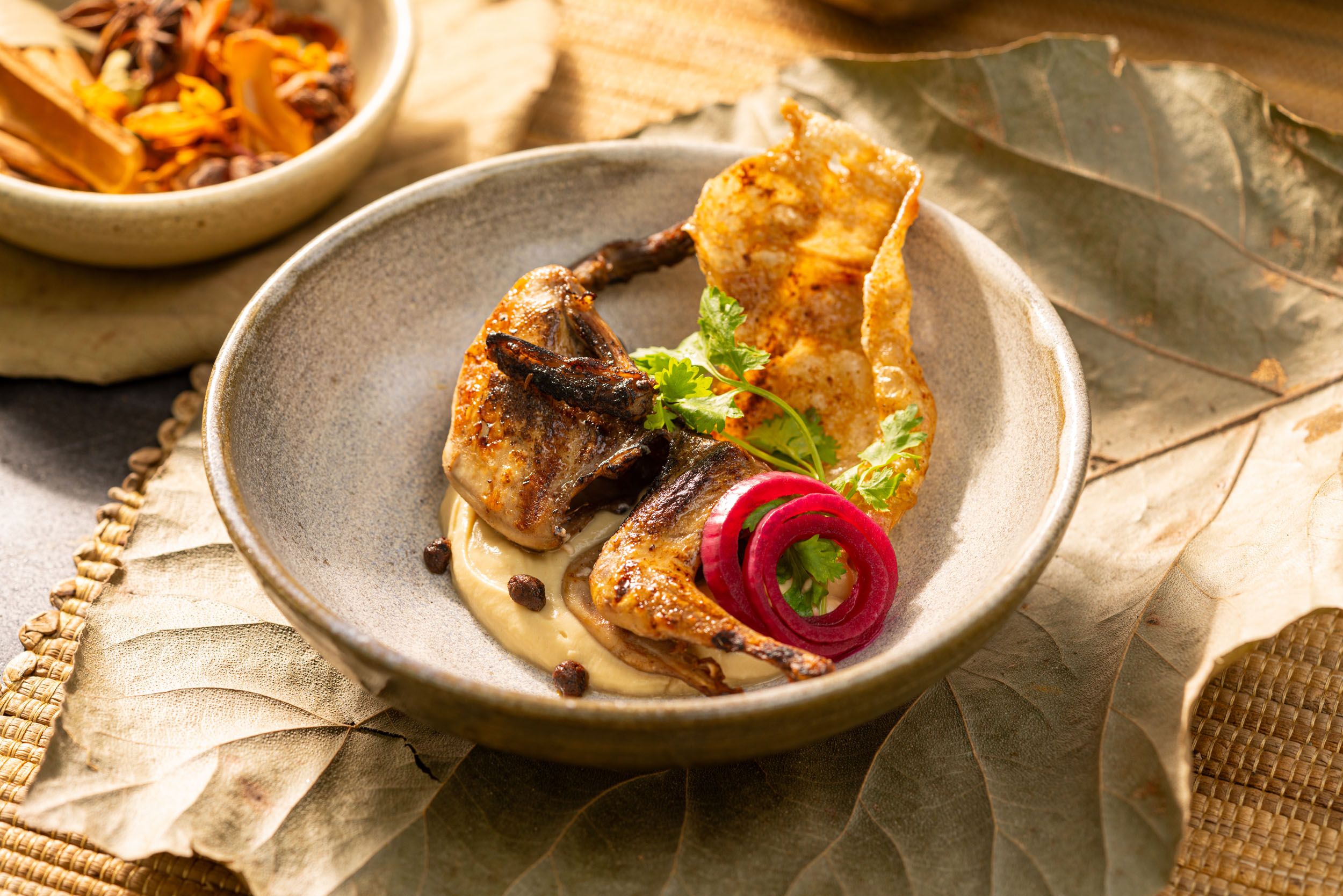 Saoji bater, Crispy chicken skin, Suran, Ber pickle