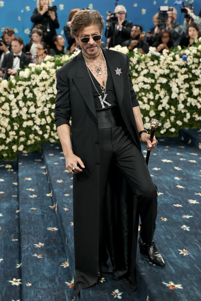 Shah Rukh Khan at the 2025 Met Gala in Sabyasachi