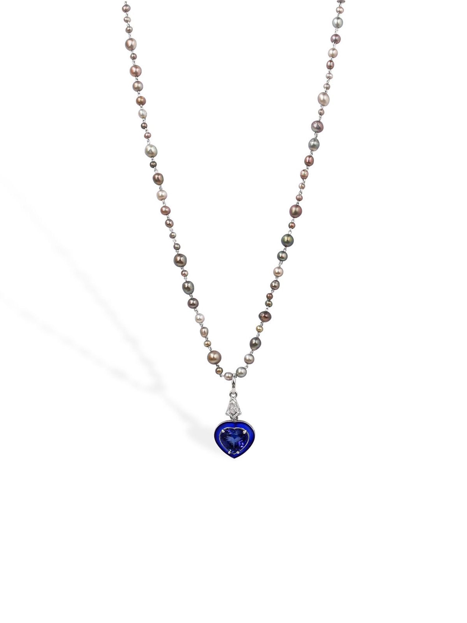 Shruti Sushma Amore Blue sapphire and grey pearl long necklac, price on request.jpg