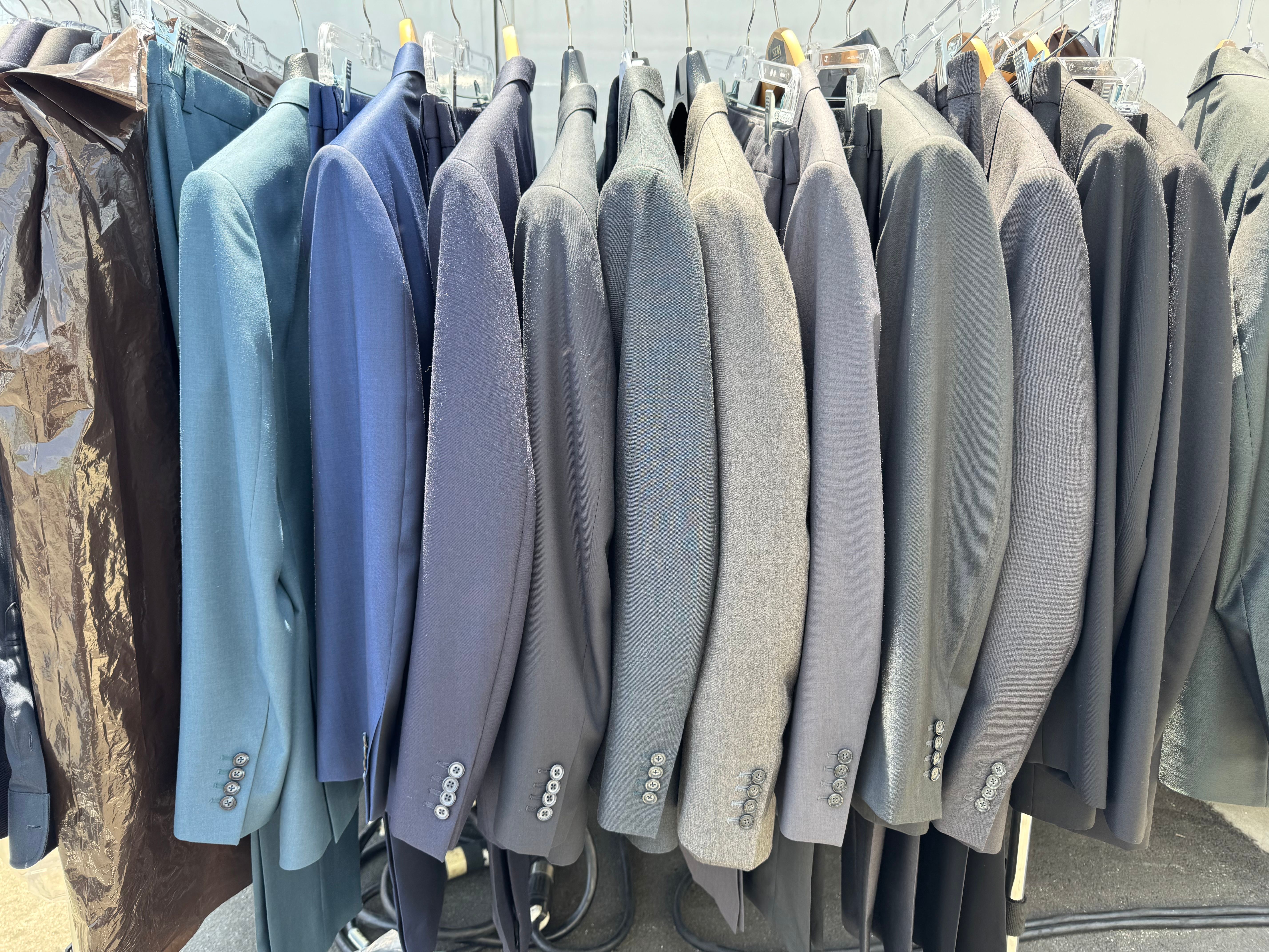 John Sugar’s collection of custom-made suits