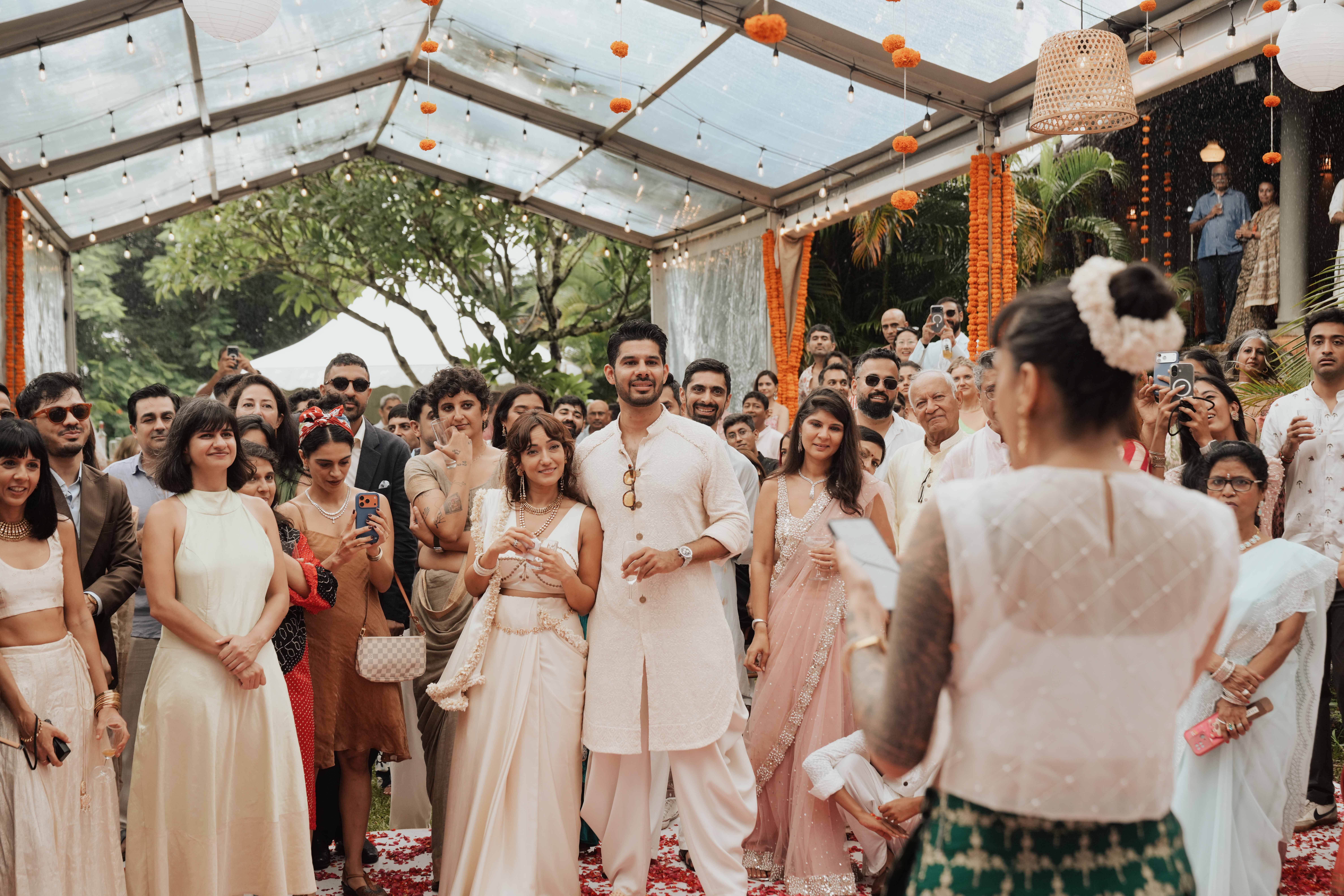 Vandana Verma and Shiv Burman at their wedding