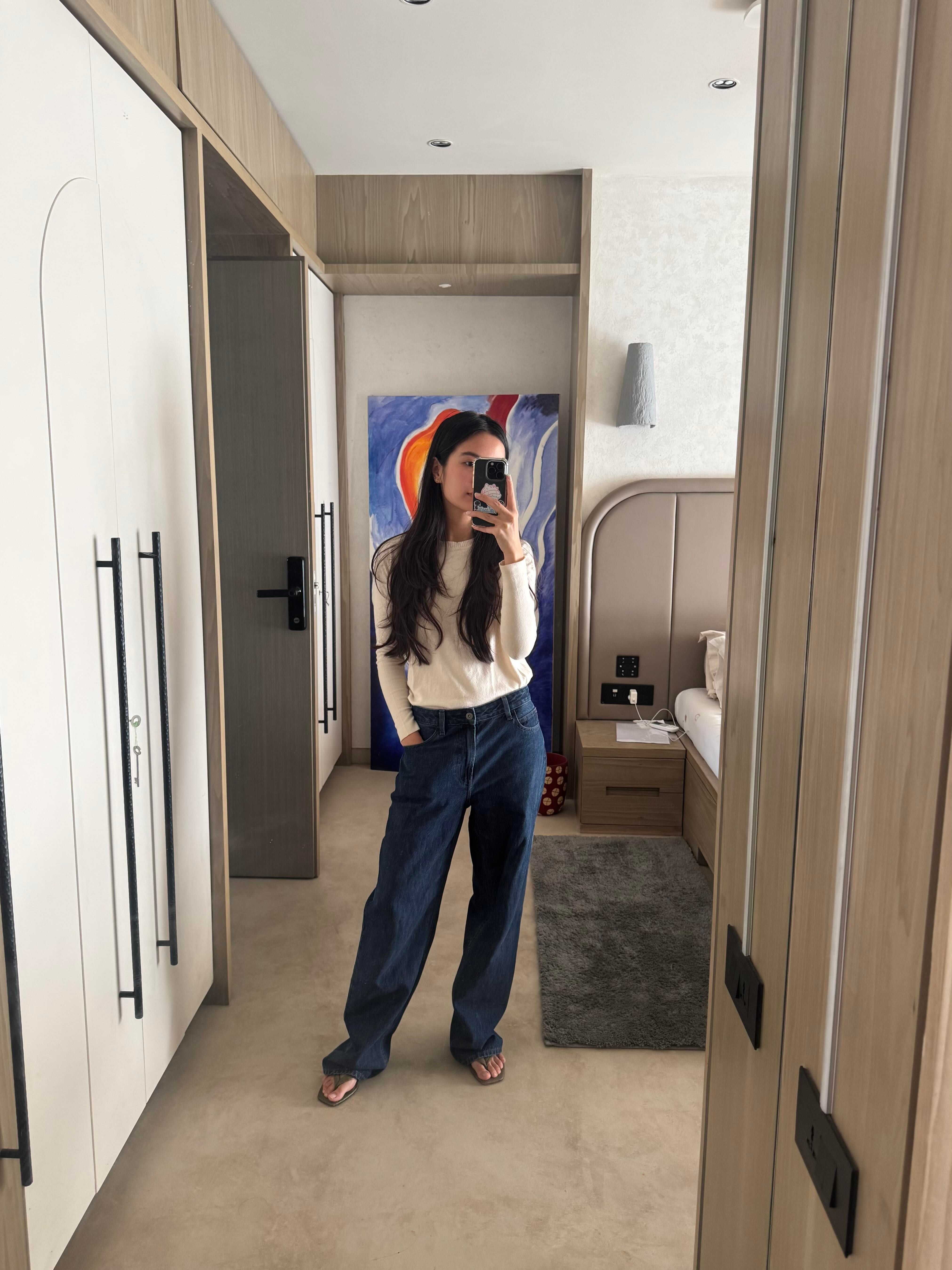 Uniqlo JW anderson jeans Chloe Chou_the Nod.jpg