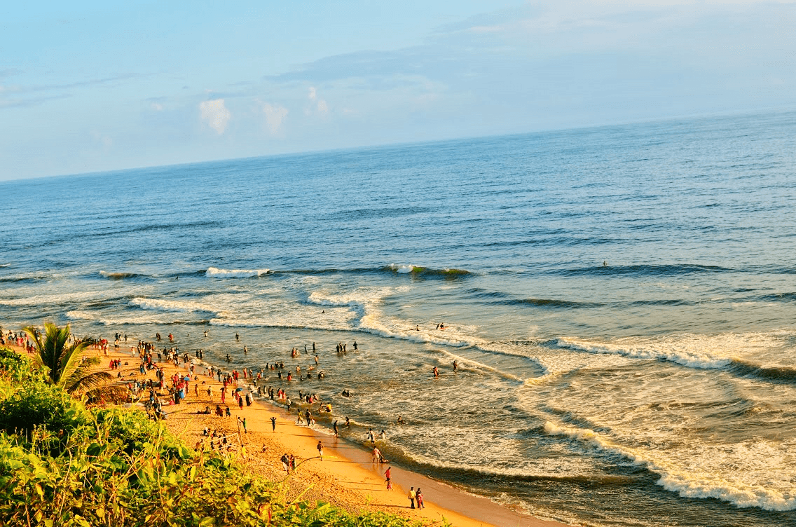Varkala beach