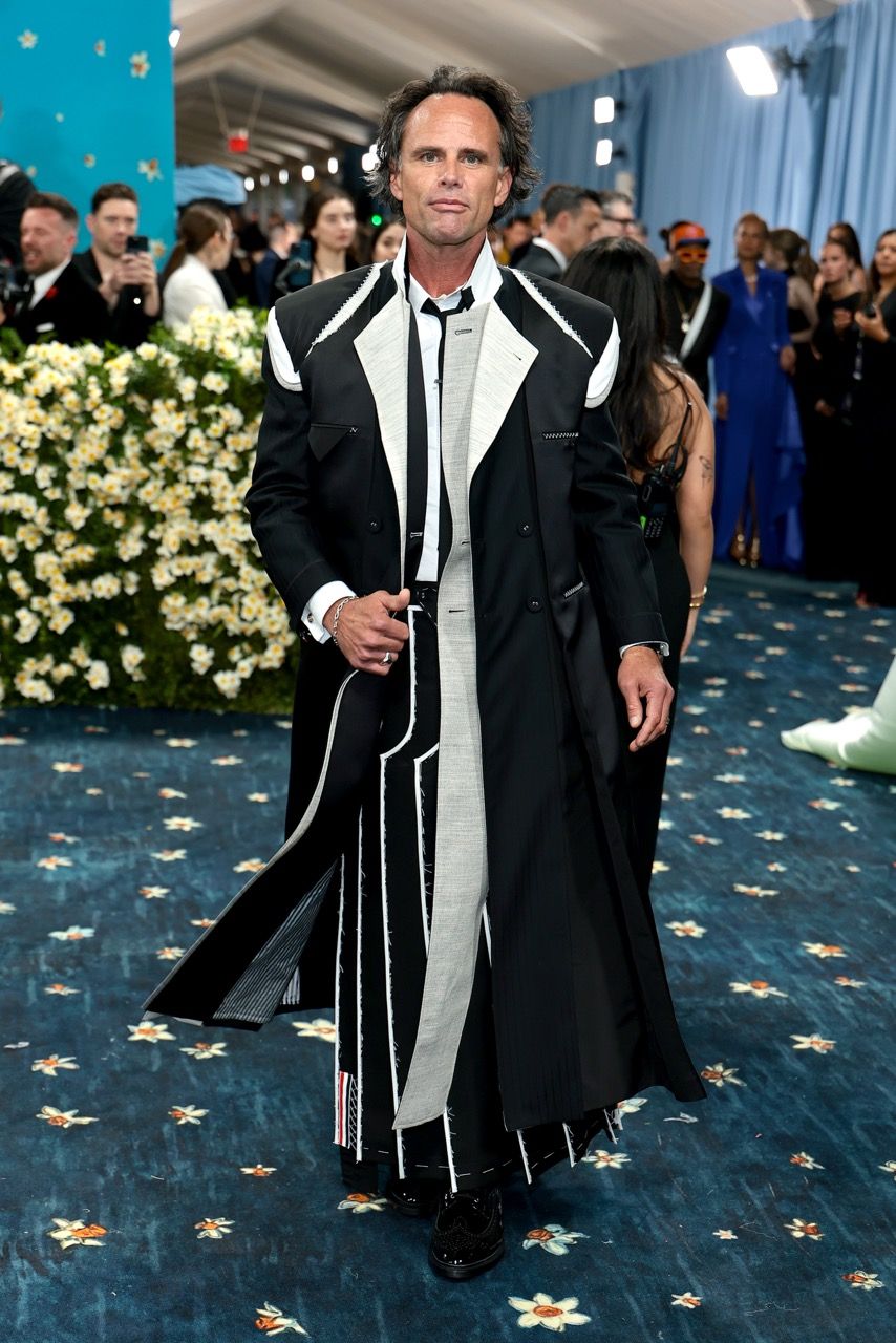 Walton Goggins in Thom Browne at the 2025 Met Gala