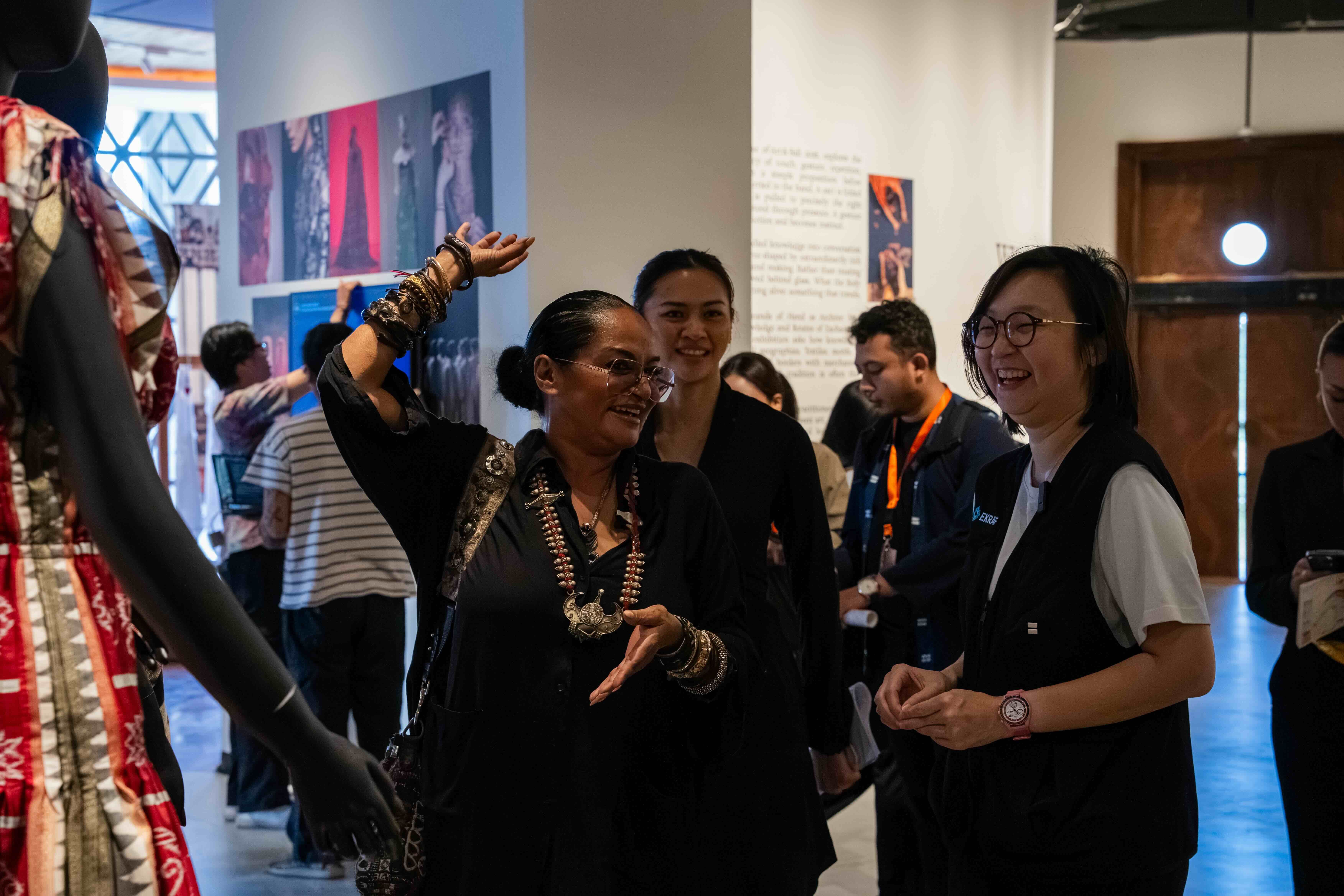 Bandana Tewari at the opening of 'What The Body Remembers' at Art & Bali