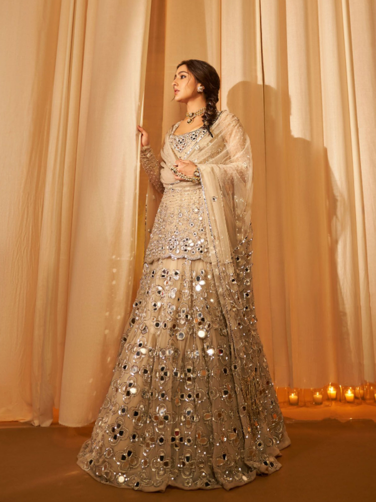 Indian brides wearing white lehengas in the biggest bridal trend of 2024 -  The Nod Mag