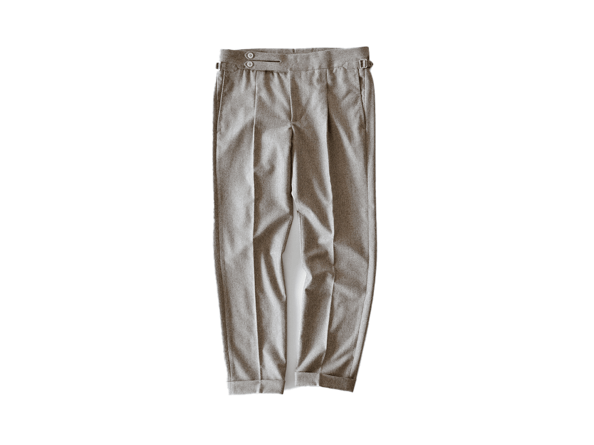 Worko flannel trouser, Eudaemon, ₹18,000 | Shop on eudaclothing.com